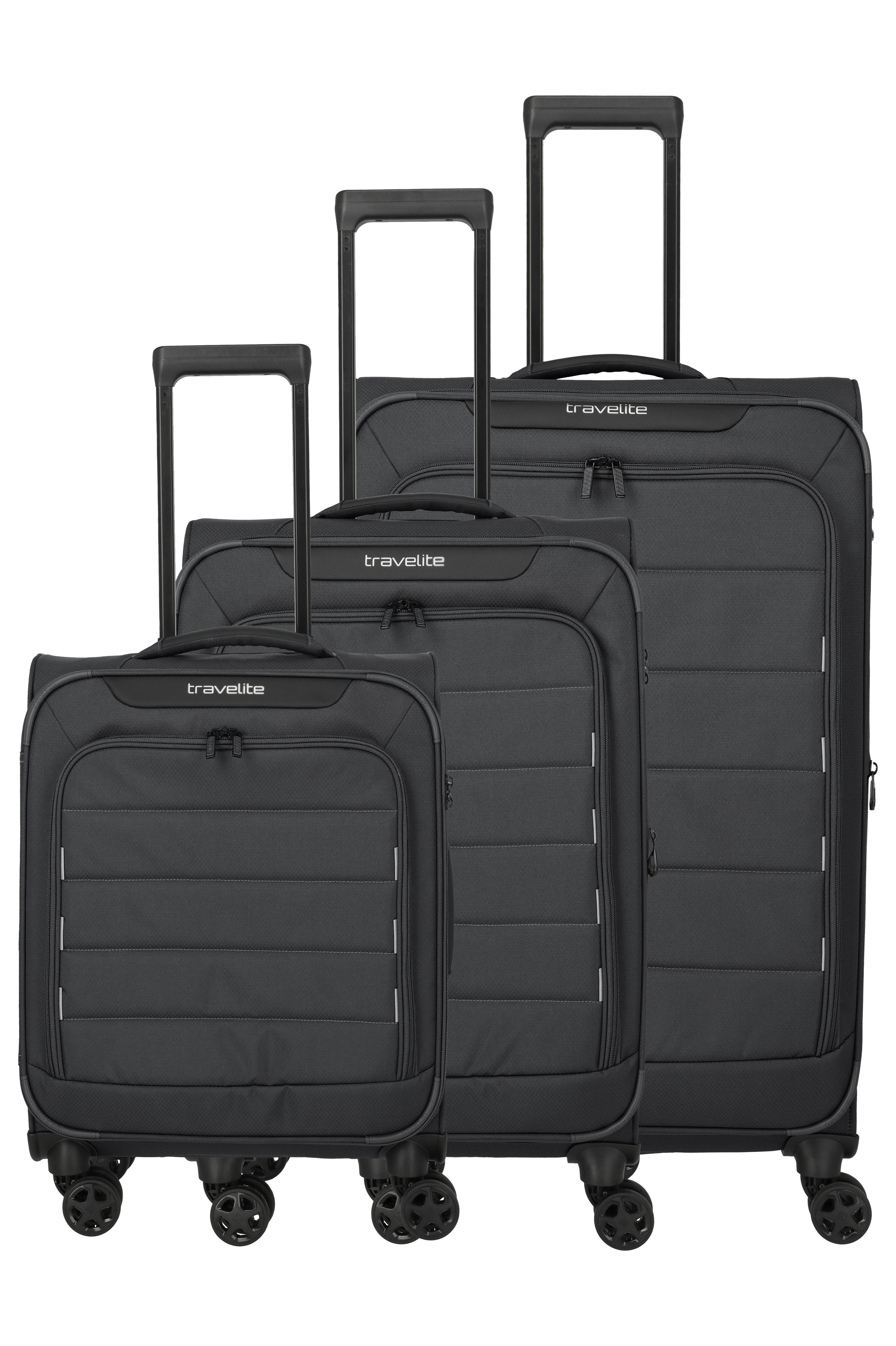 Travelite SKAII Koffer-Set L/M/S Koffer-Set in Grau
