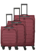 Travelite SKAII Koffer-Set L/M/S Koffer-Set in Rot