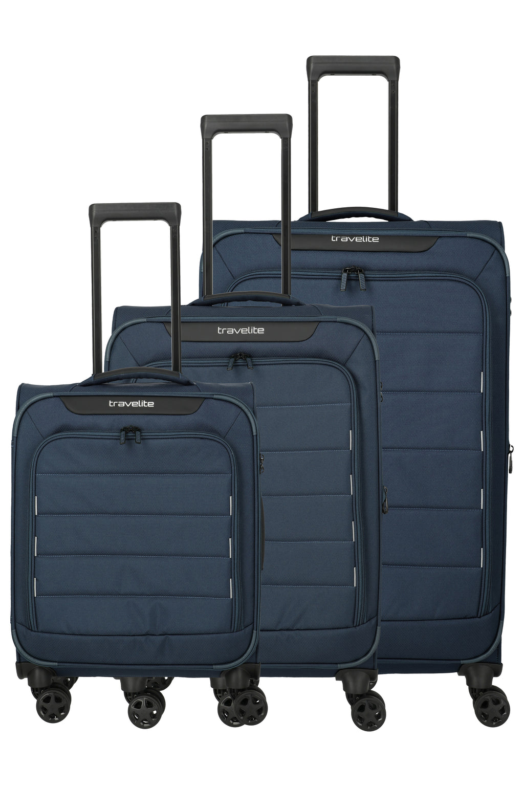 Travelite SKAII Koffer-Set L/M/S Koffer-Set in Blau