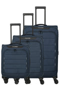 Travelite SKAII Koffer-Set L/M/S Koffer-Set in Blau