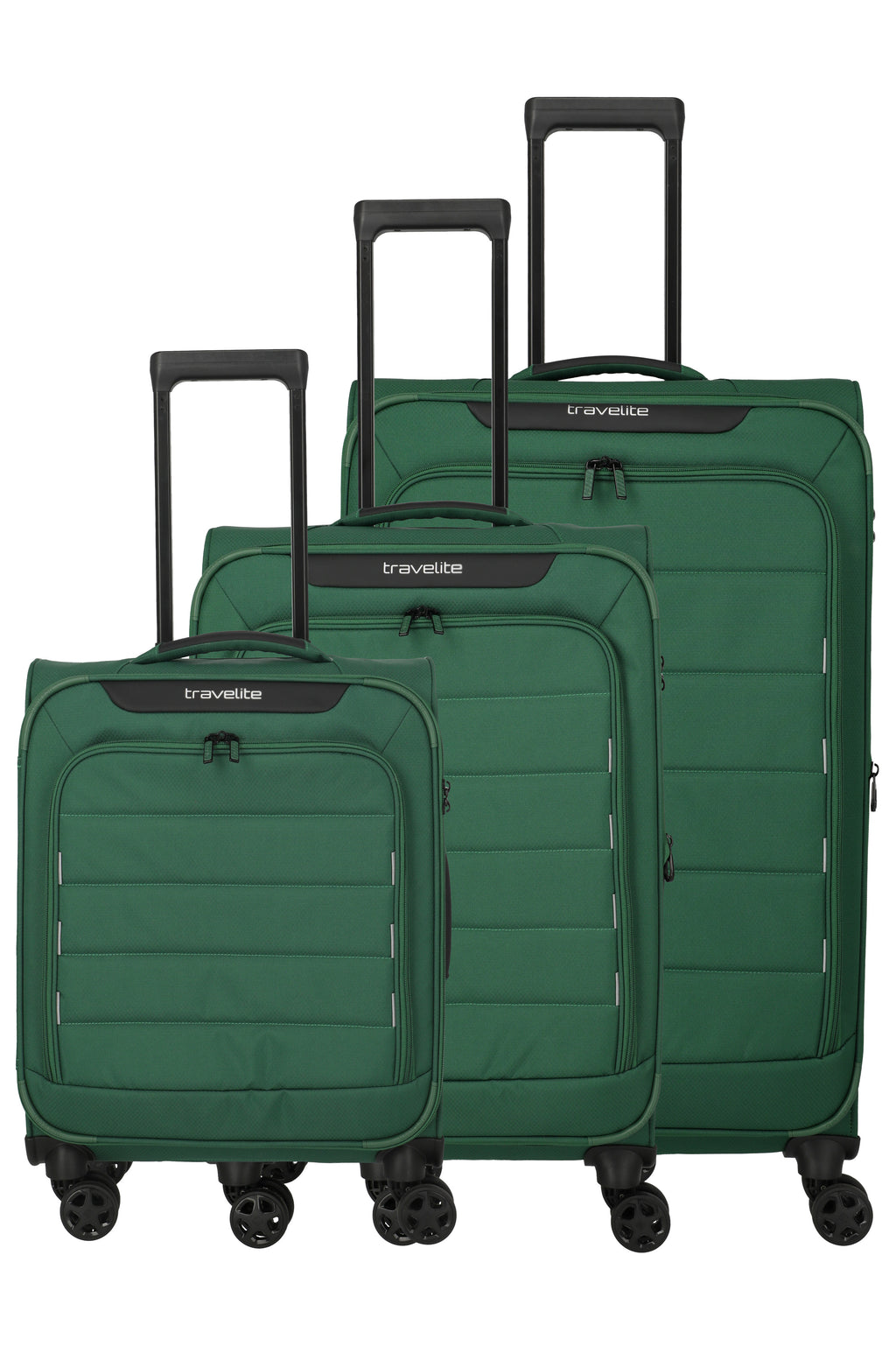 Travelite SKAII Koffer-Set L/M/S Koffer-Set in Grün
