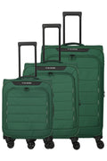 Travelite SKAII Koffer-Set L/M/S Koffer-Set in Grün