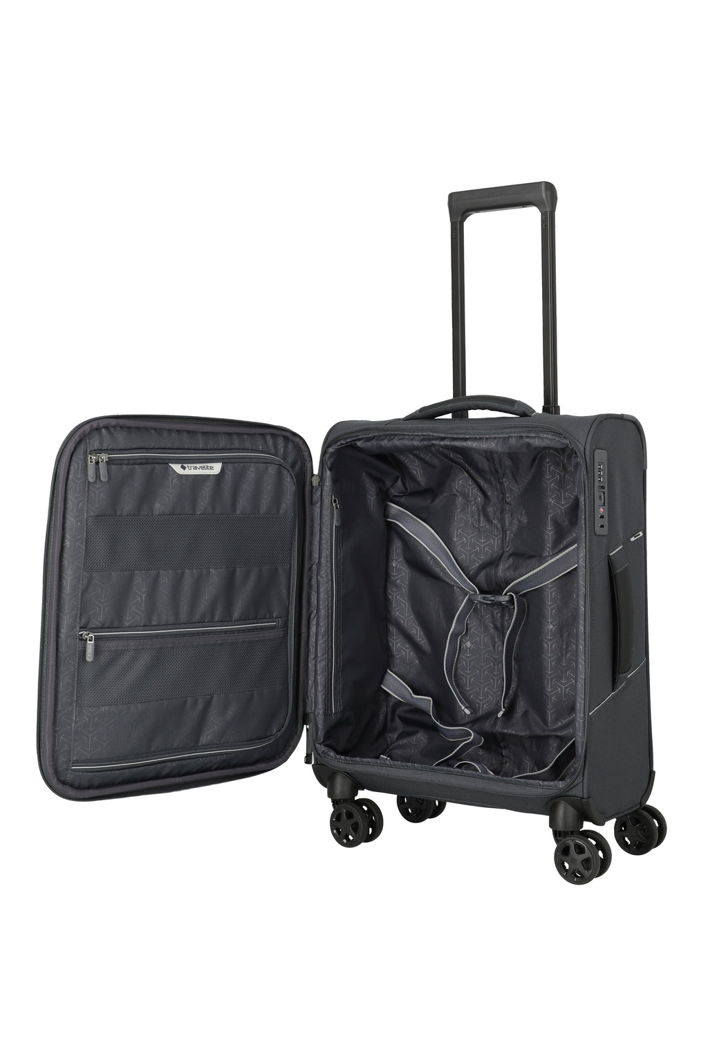 Travelite SKAII Trolley S Koffer in Grau – Ansicht 6