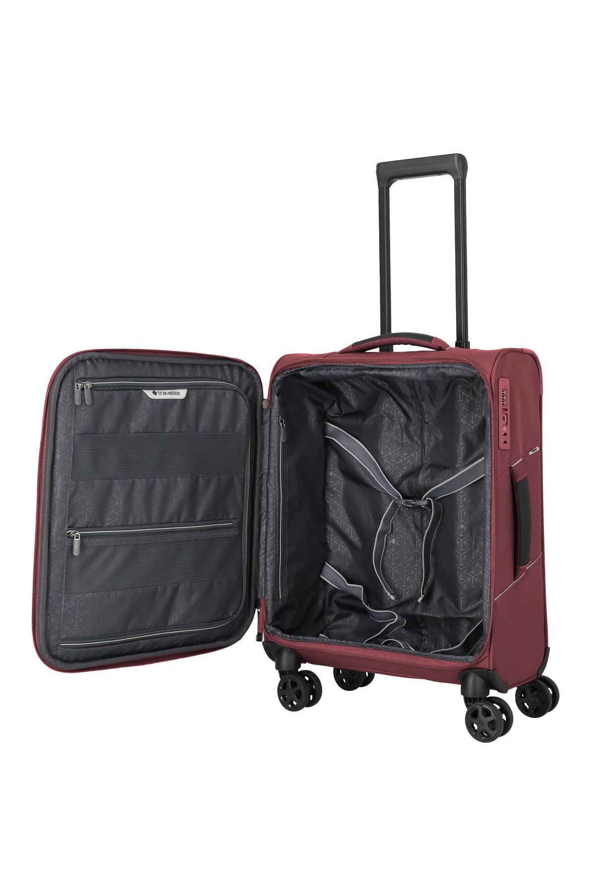 Travelite SKAII Trolley S Koffer in Rot – Ansicht 6