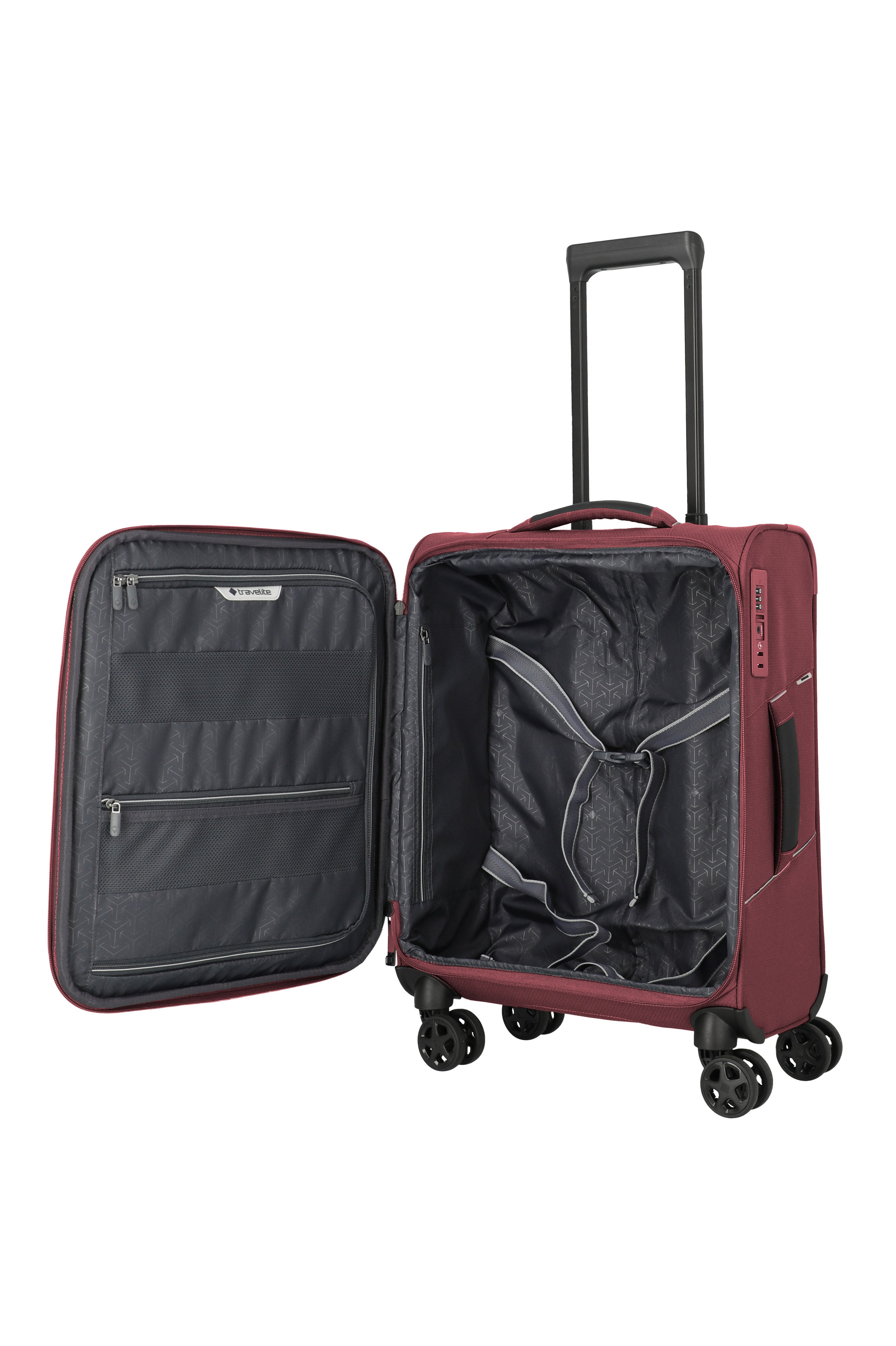 Travelite SKAII Trolley S Koffer in Rot – Ansicht 6