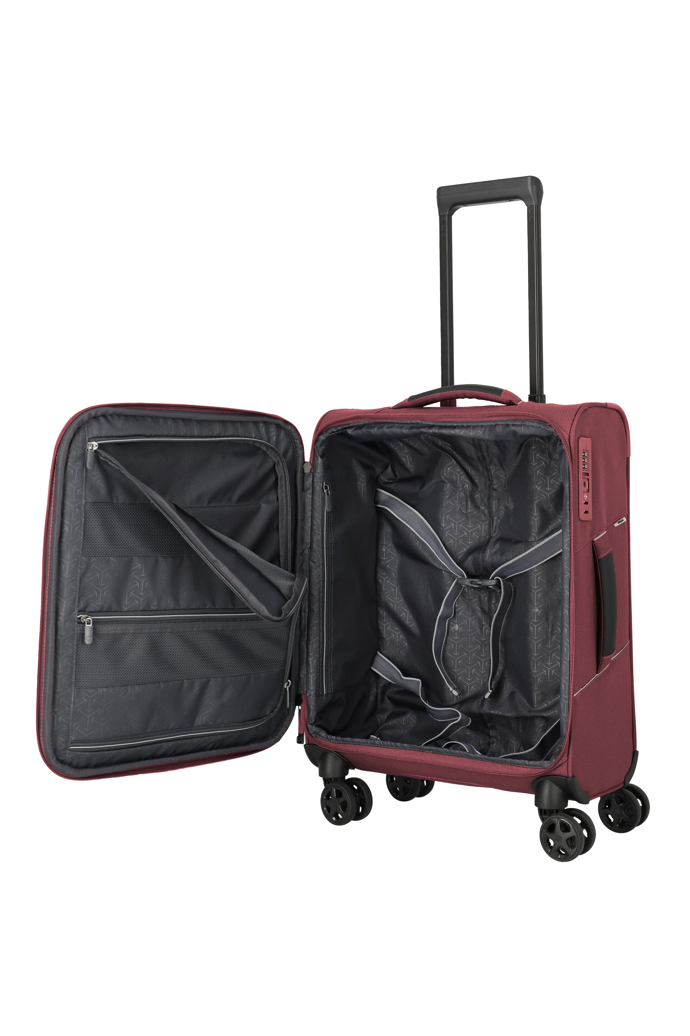 Travelite SKAII Trolley S Koffer in Rot – Ansicht 5