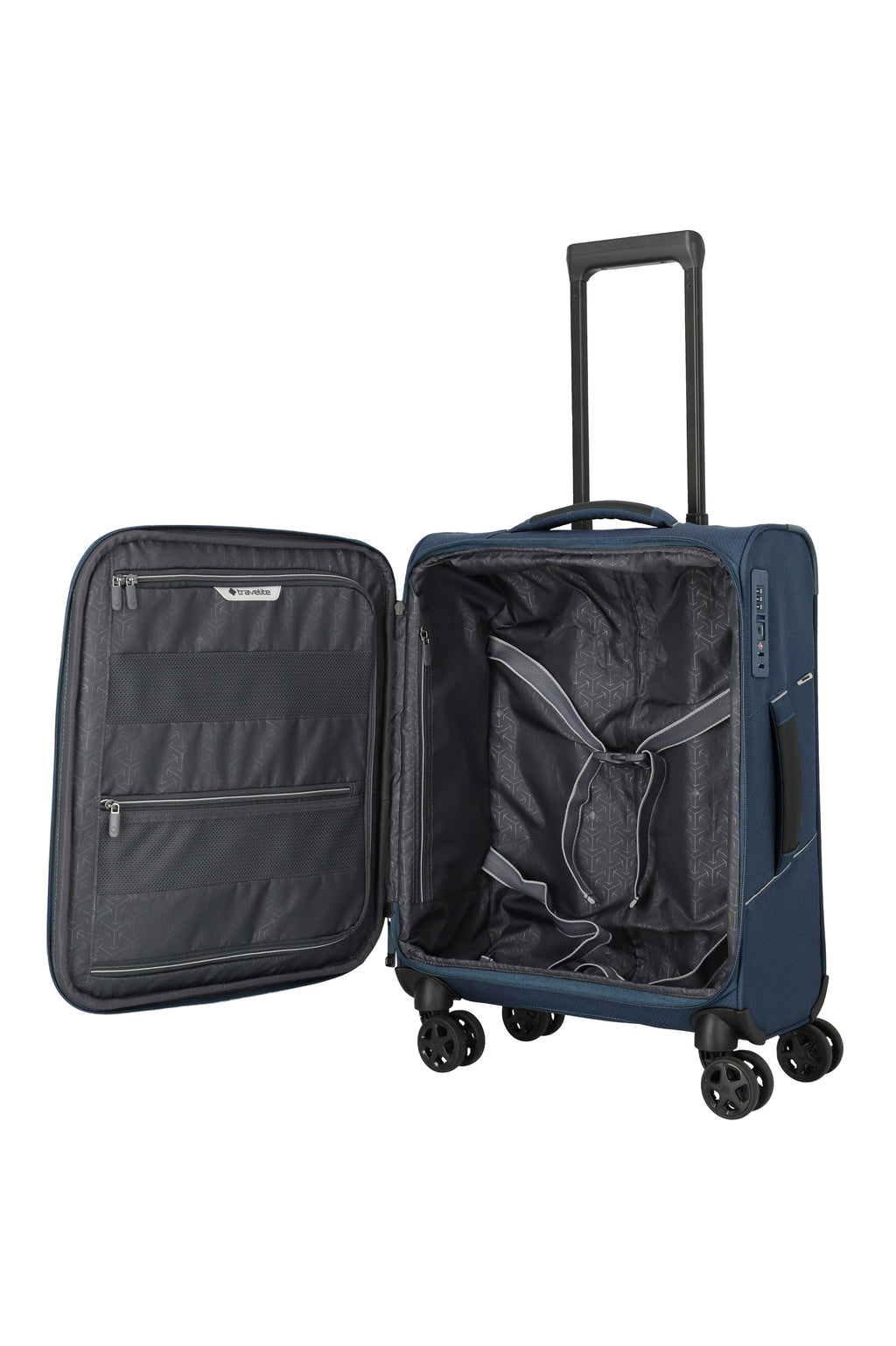 Travelite SKAII Trolley S Koffer in Blau – Ansicht 6