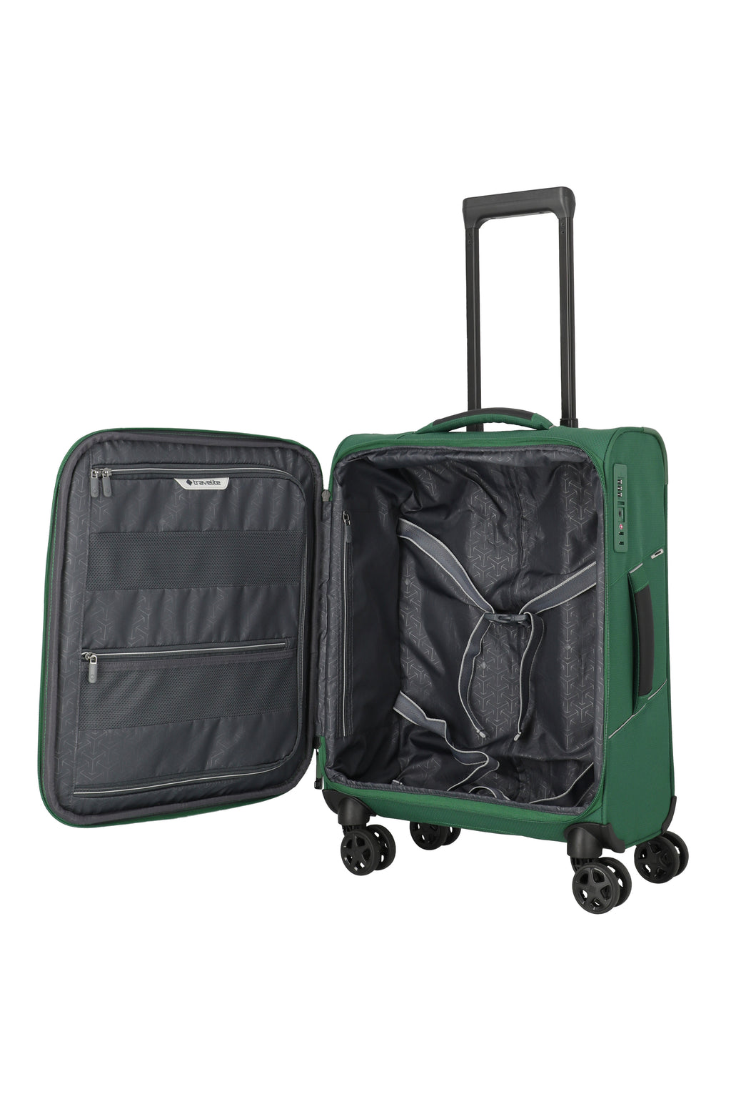 Travelite SKAII Trolley S Koffer in Grün – Ansicht 6