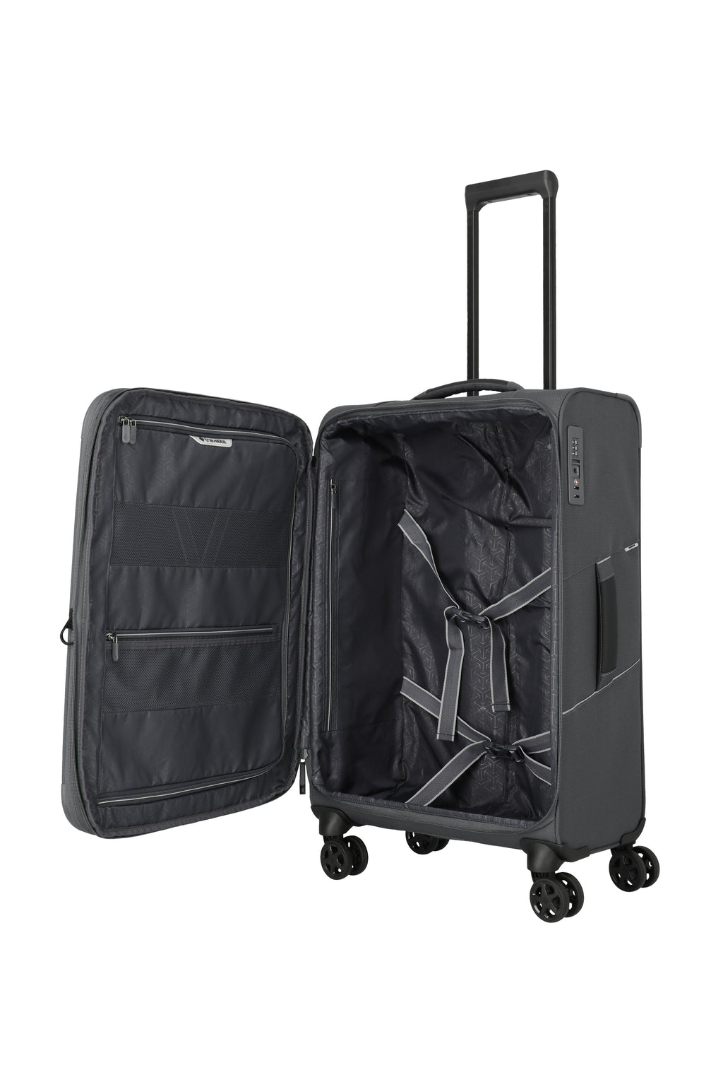 Travelite SKAII Trolley M erweiterbar Koffer in Grau – Ansicht 7