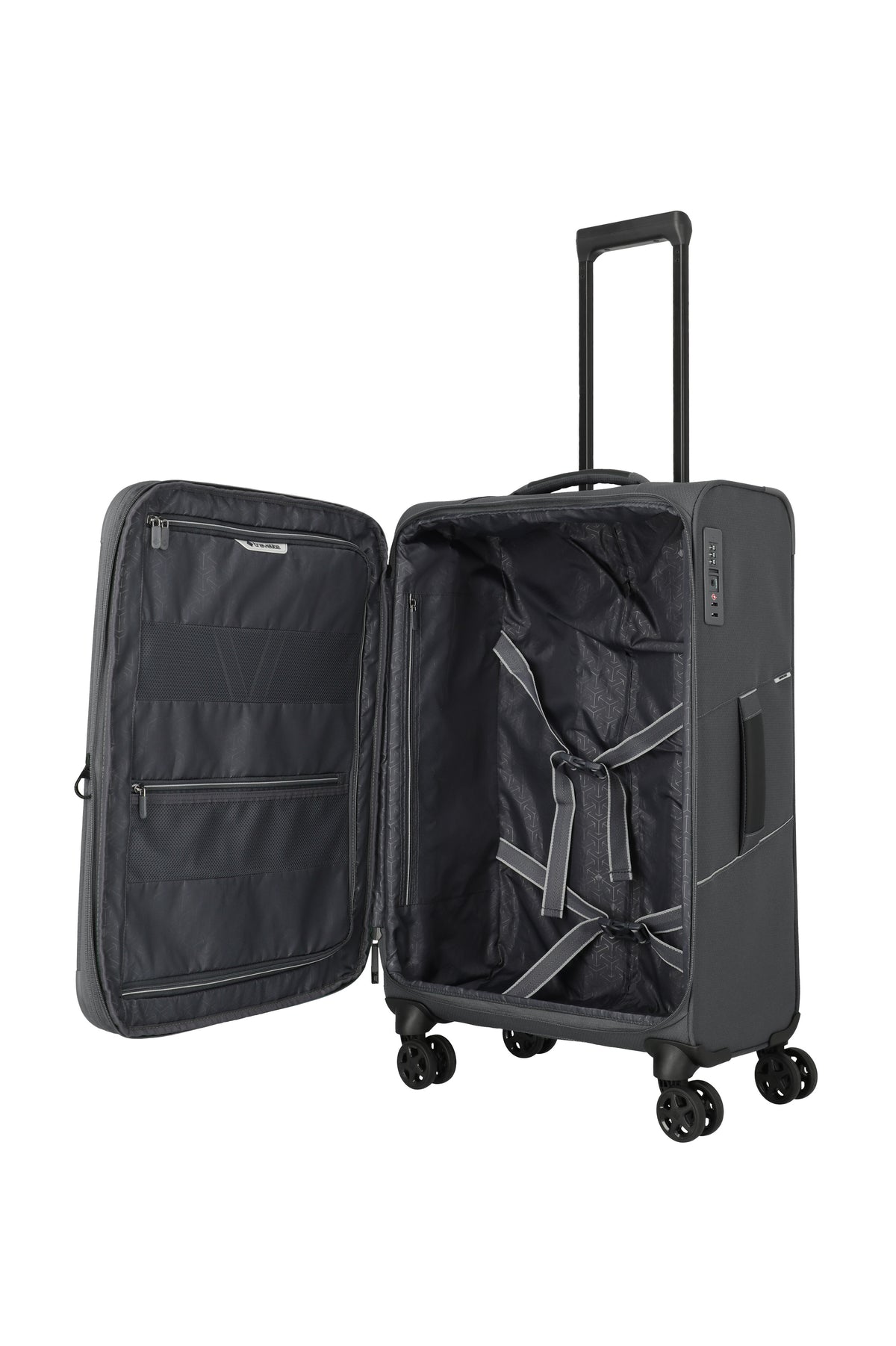 Travelite SKAII Trolley M erweiterbar Koffer in Grau – Ansicht 7