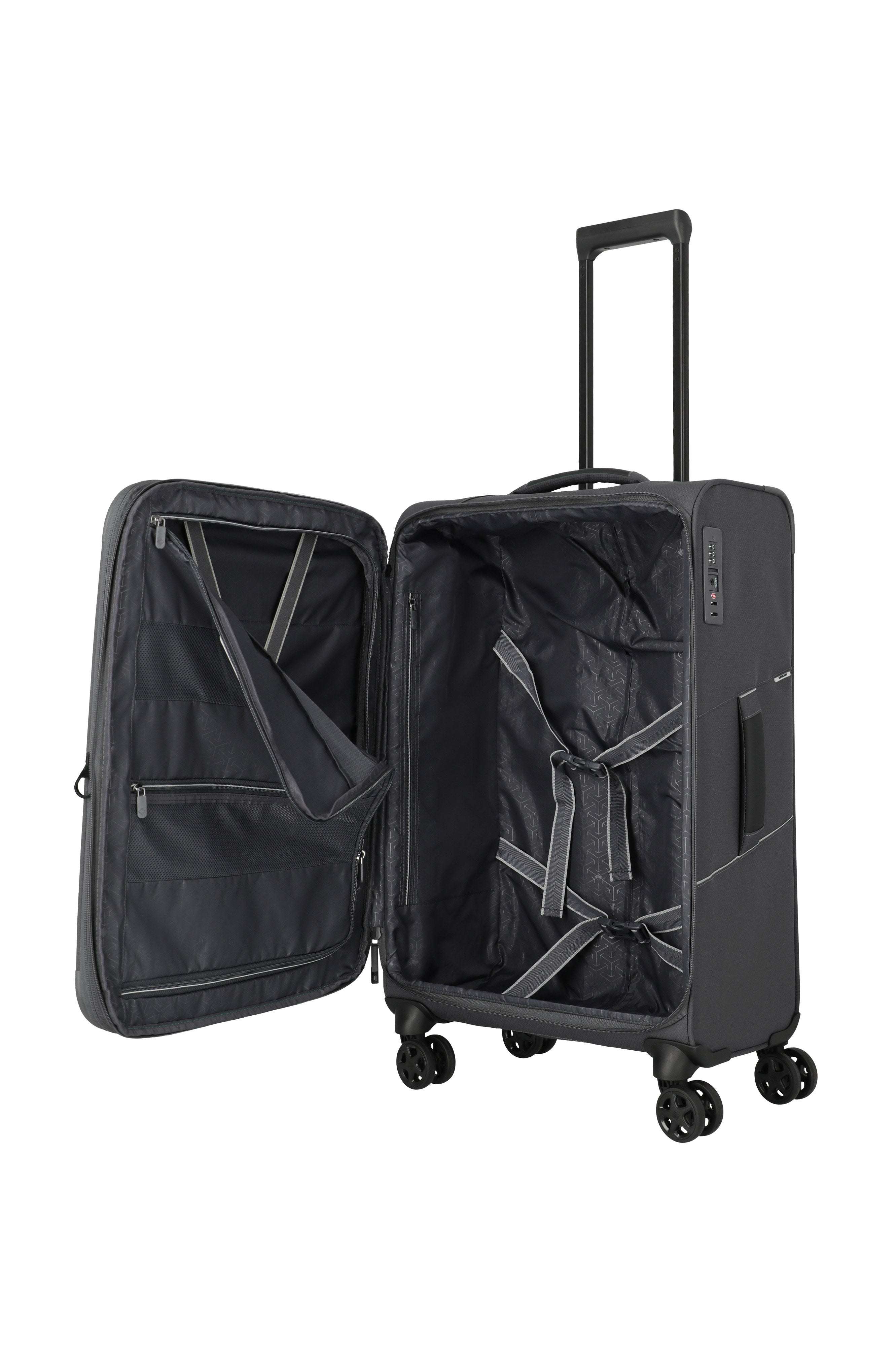 Travelite SKAII Trolley M erweiterbar Koffer in Grau – Ansicht 6