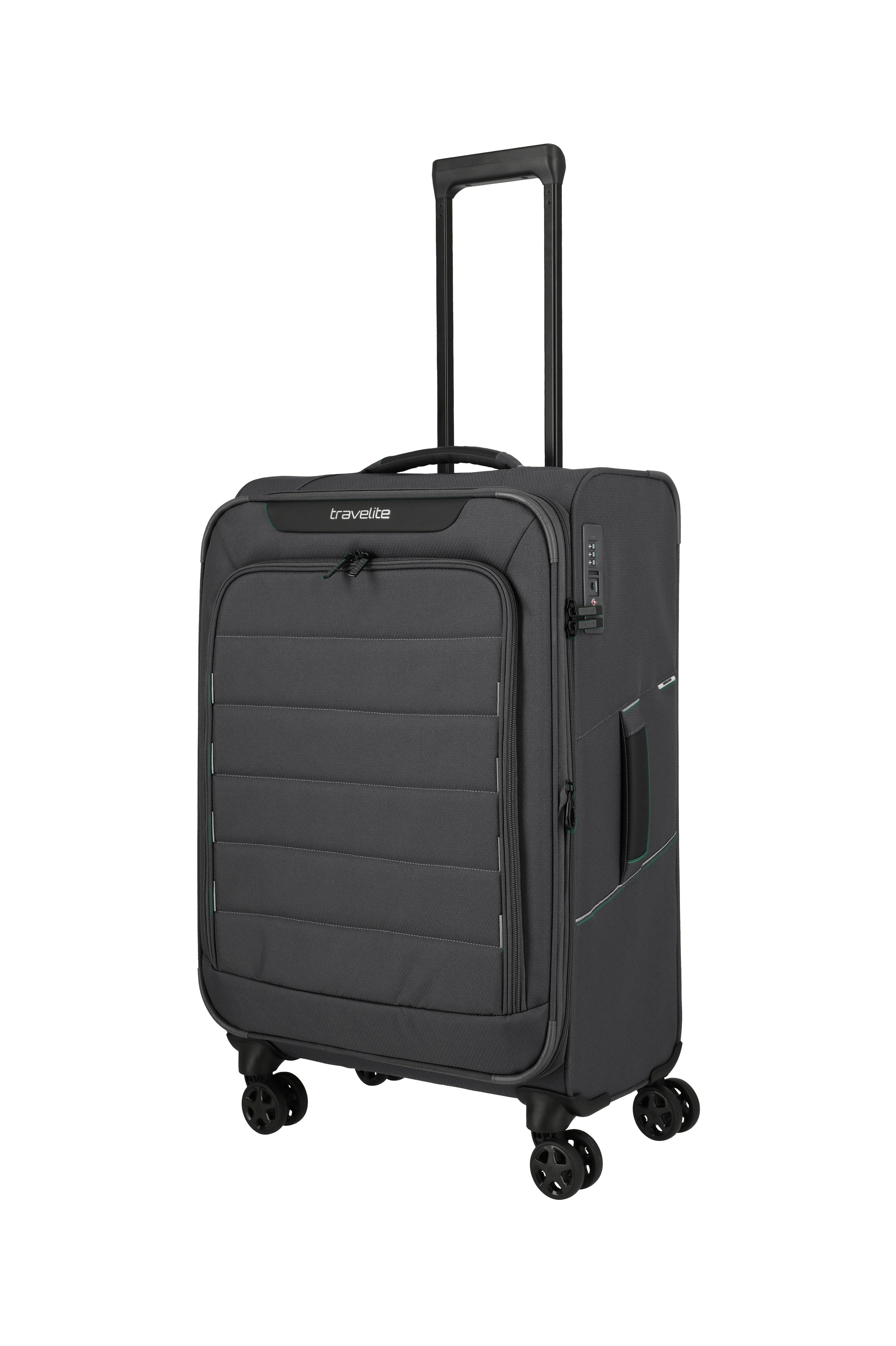 Travelite SKAII Trolley M erweiterbar Koffer in Grau – Ansicht 2