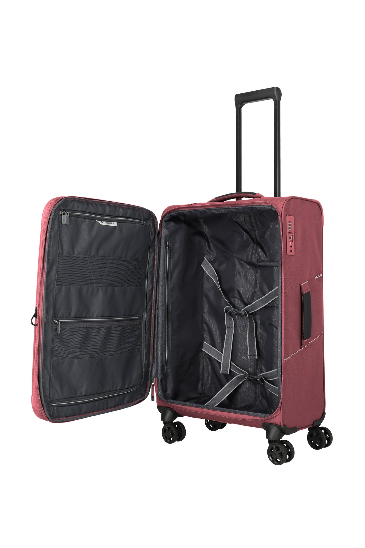 Travelite SKAII Trolley M erweiterbar Koffer in Rot – Ansicht 7