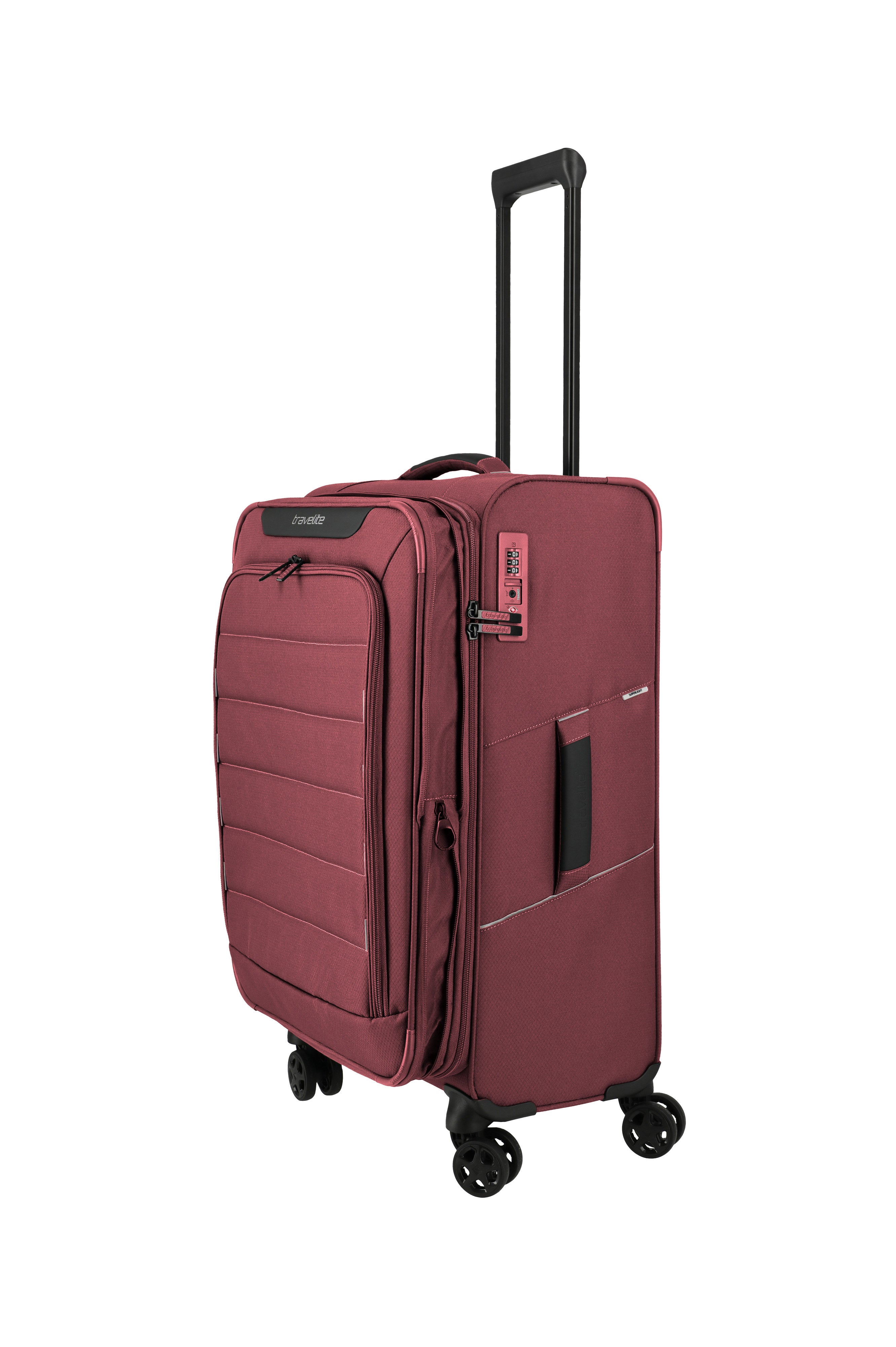 Travelite SKAII Trolley M erweiterbar Koffer in Rot