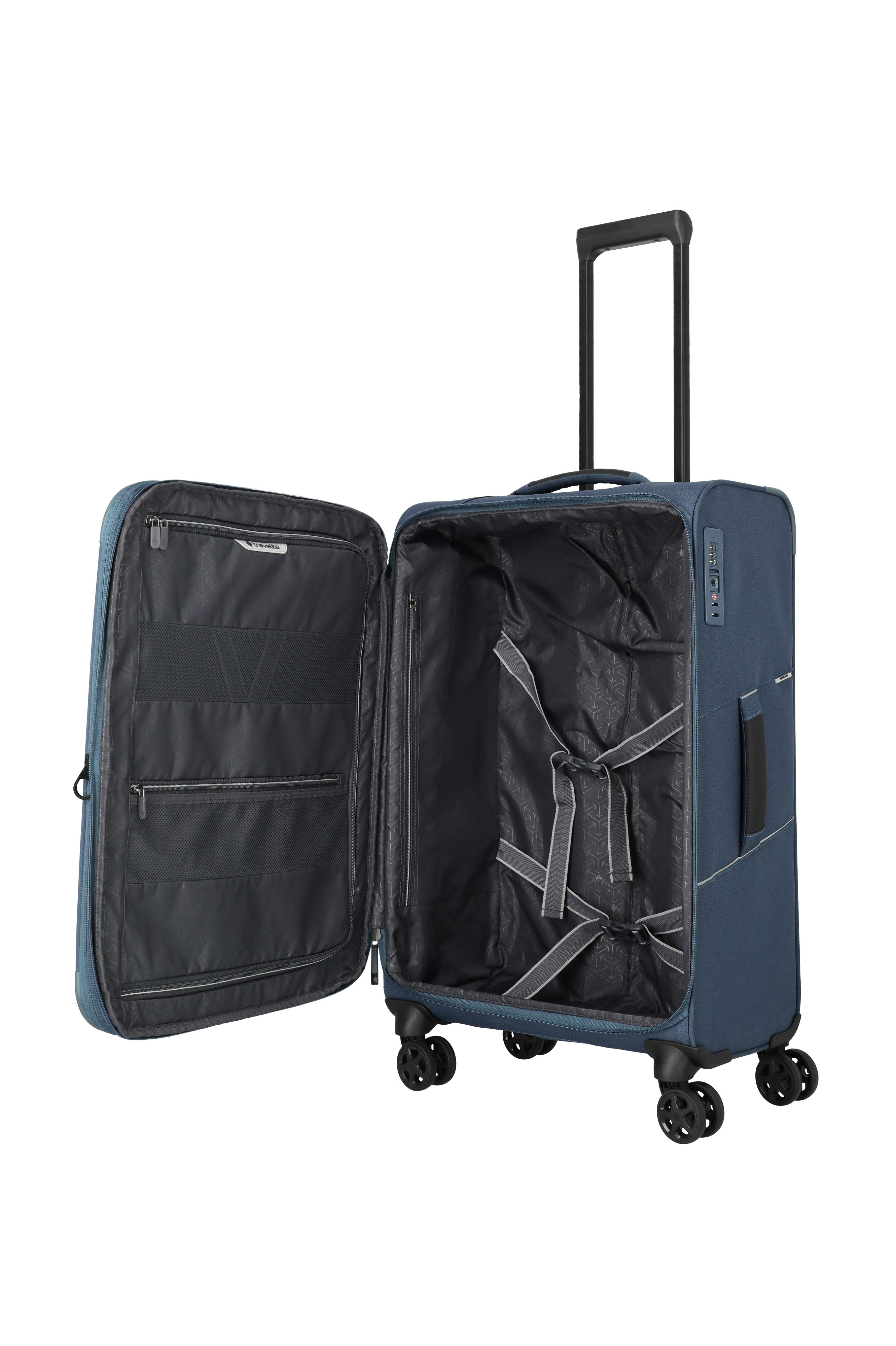 Travelite SKAII Trolley M erweiterbar Koffer in Blau – Ansicht 6
