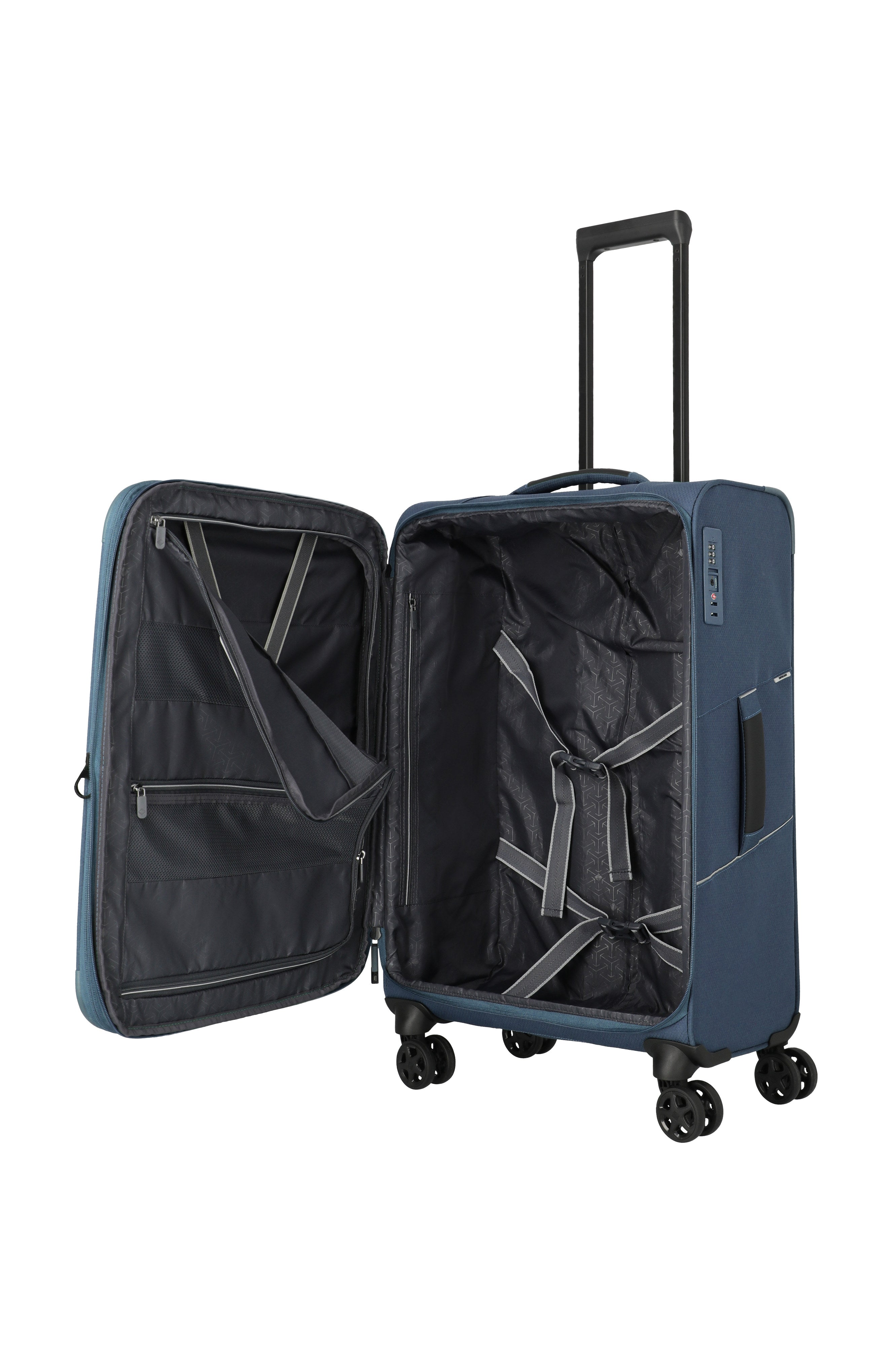 Travelite SKAII Trolley M erweiterbar Koffer in Blau – Ansicht 5