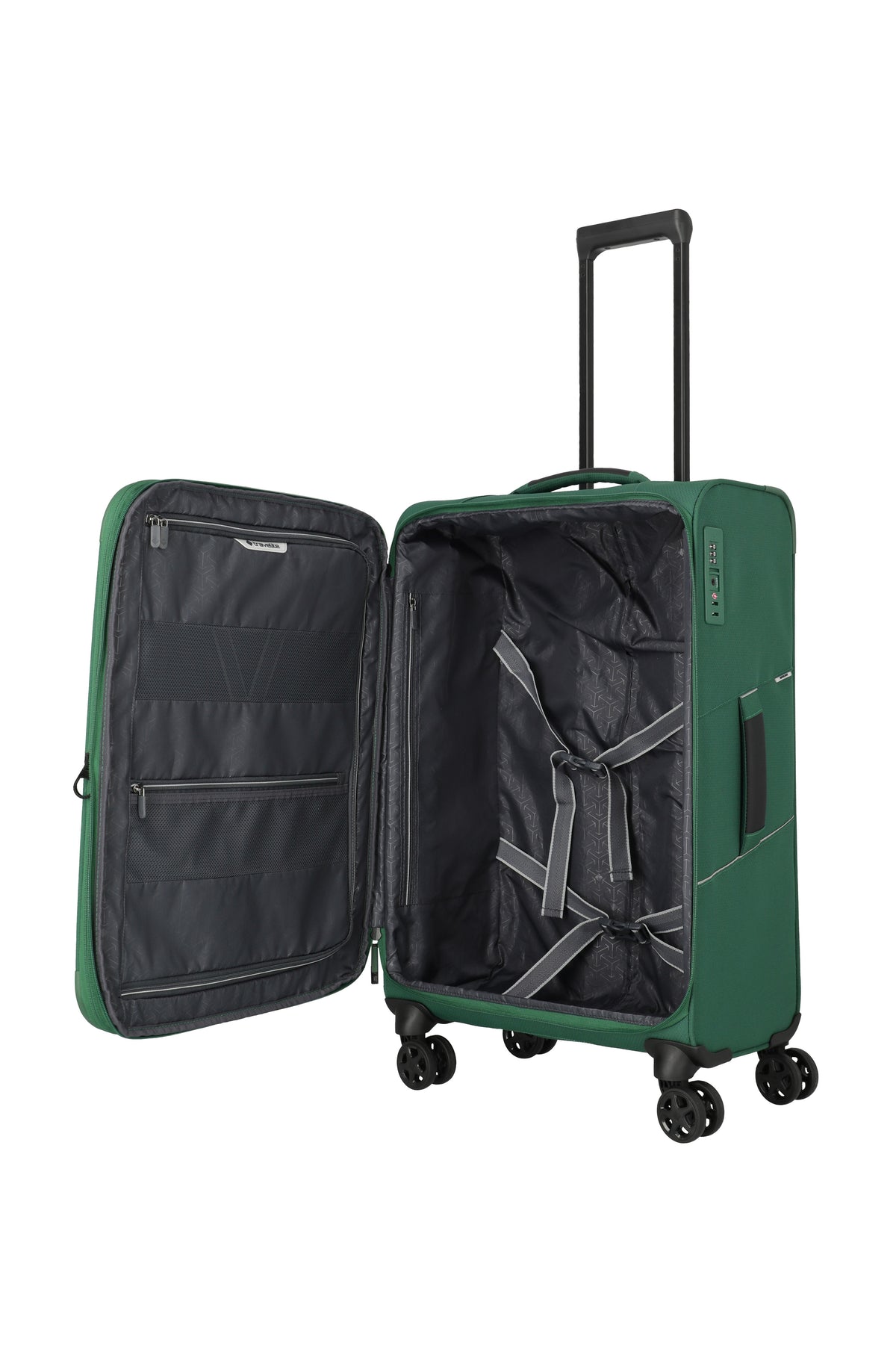 Travelite SKAII Trolley M erweiterbar Koffer in Grün – Ansicht 7
