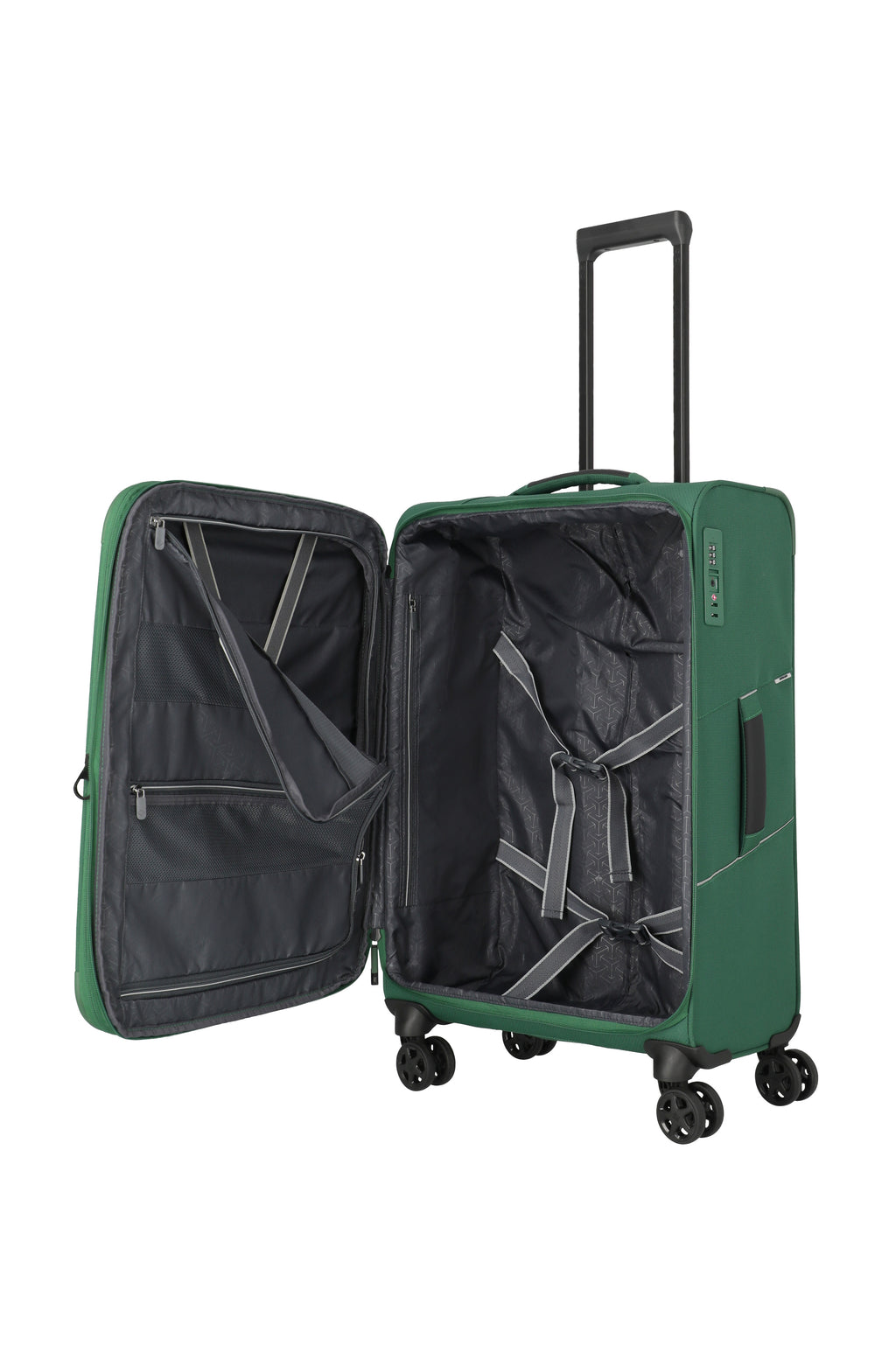 Travelite SKAII Trolley M erweiterbar Koffer in Grün – Ansicht 6