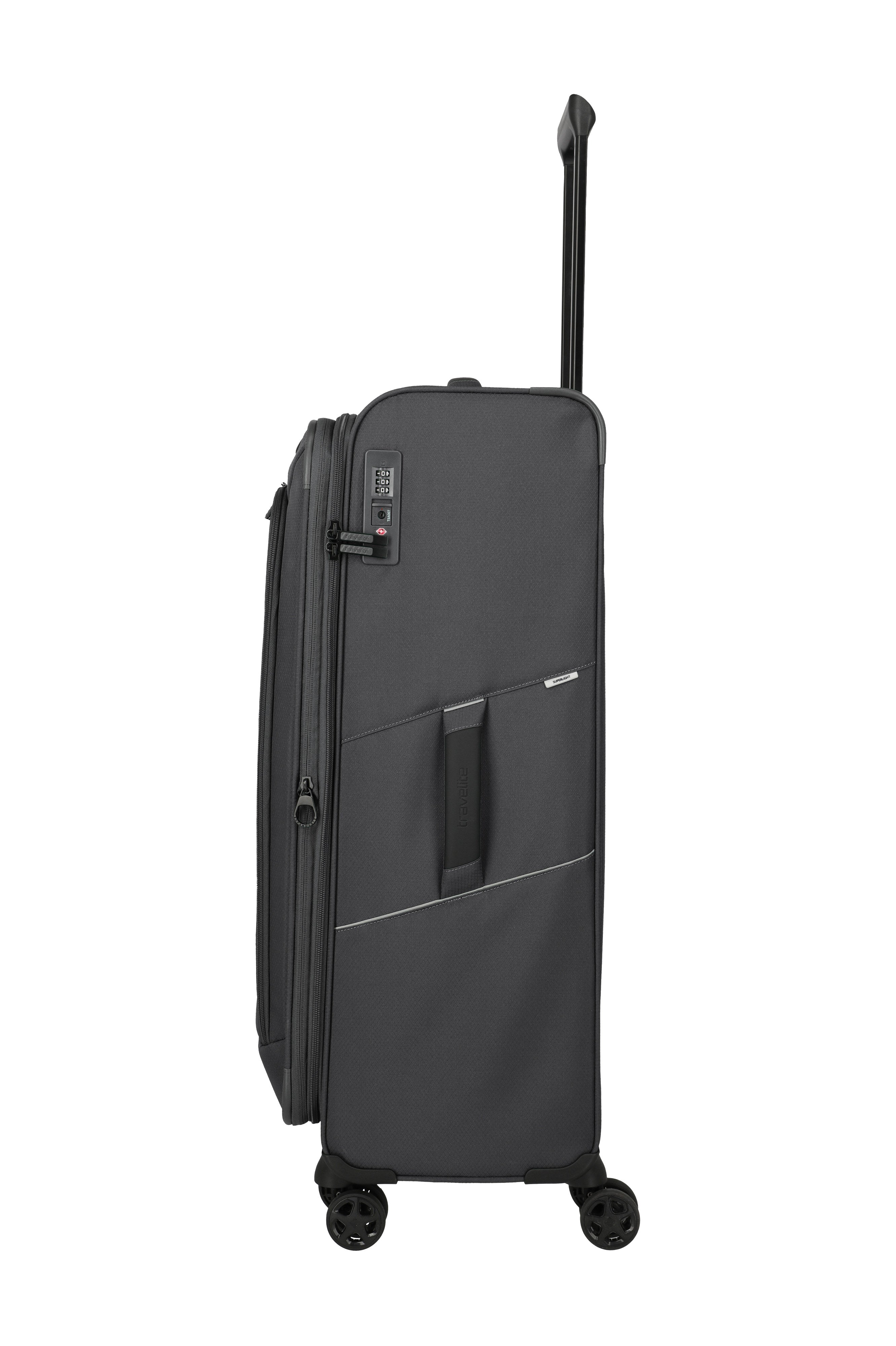 Travelite SKAII Trolley L erweiterbar Koffer in Grau – Ansicht 3