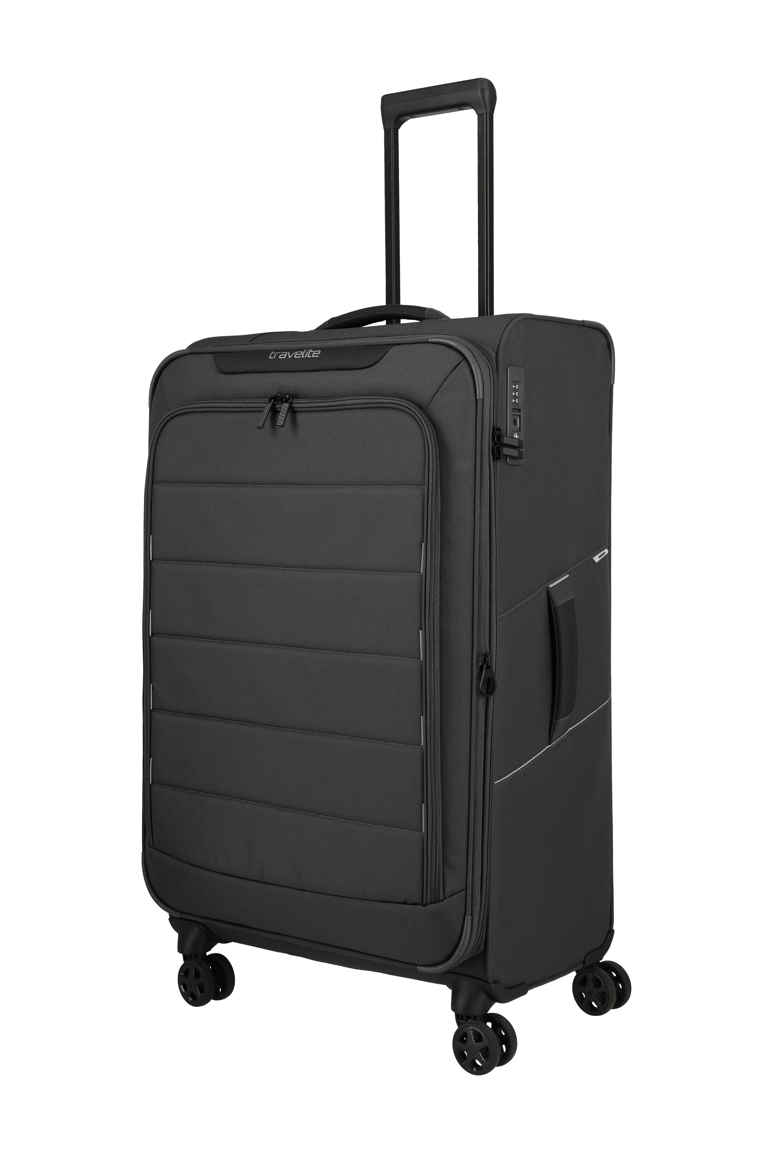 Travelite SKAII Trolley L erweiterbar Koffer in Grau