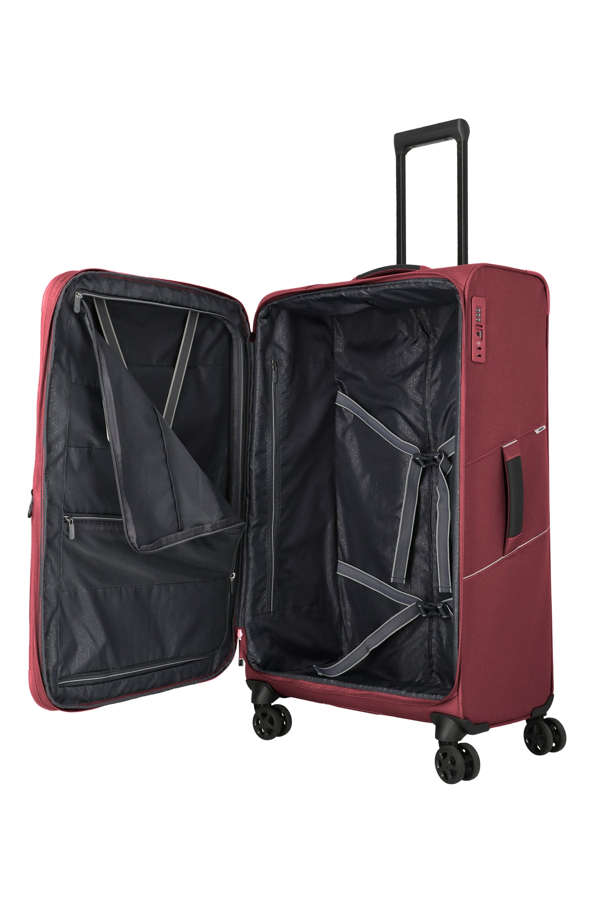 Travelite SKAII Trolley L erweiterbar Koffer in Rot – Ansicht 6
