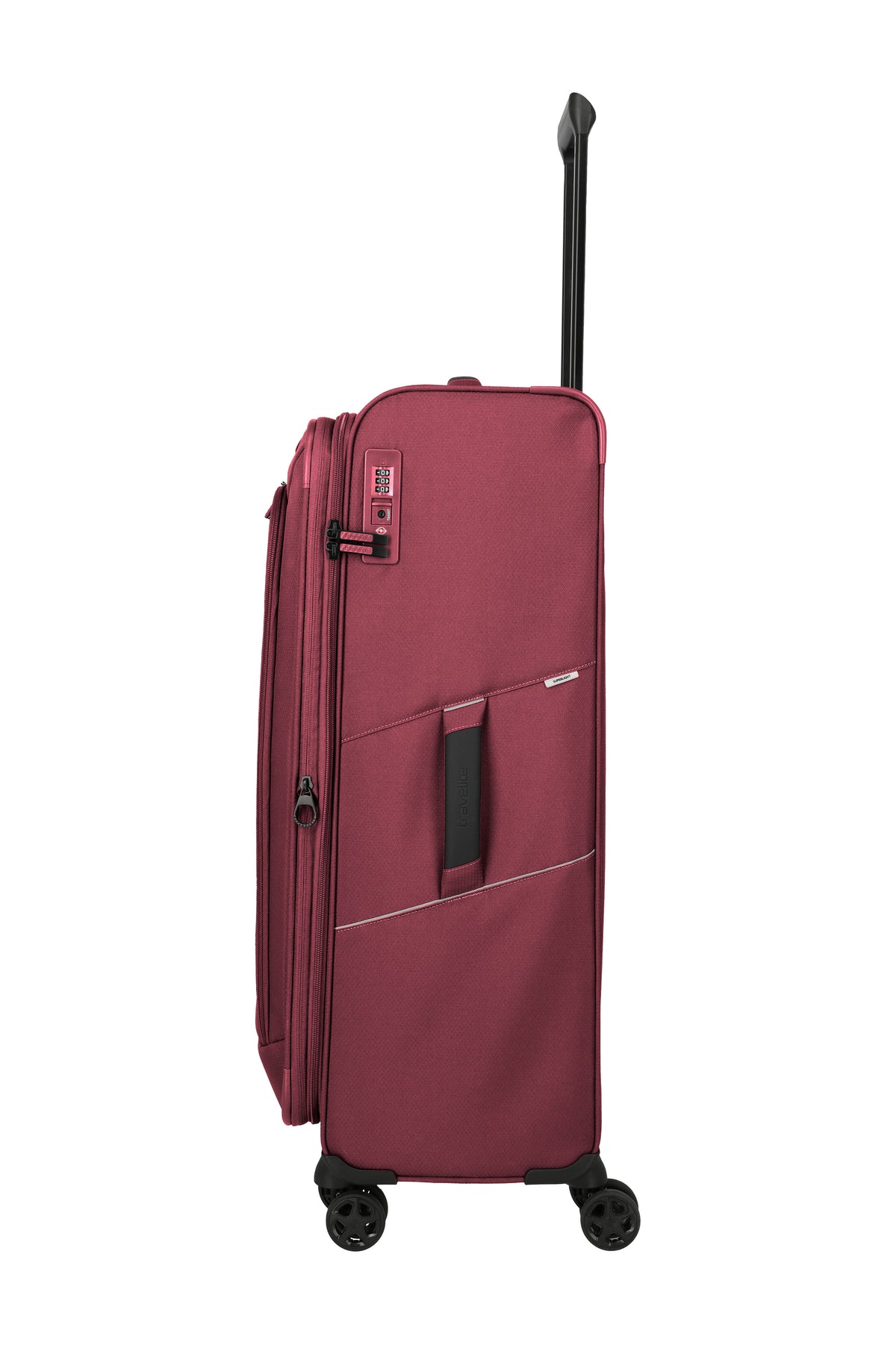 Travelite SKAII Trolley L erweiterbar Koffer in Rot – Ansicht 4