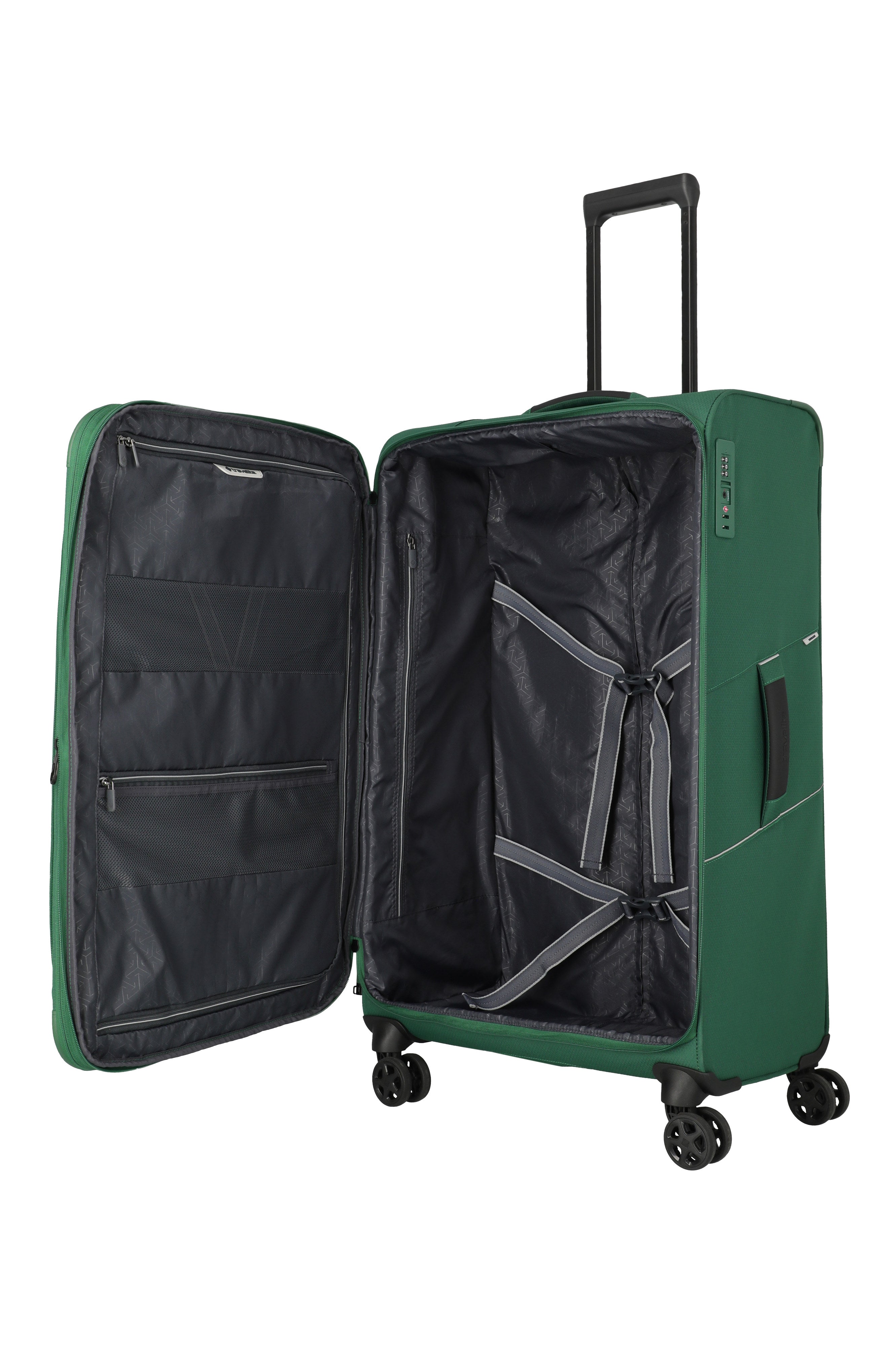 Travelite SKAII Trolley L erweiterbar Koffer in Grün – Ansicht 6