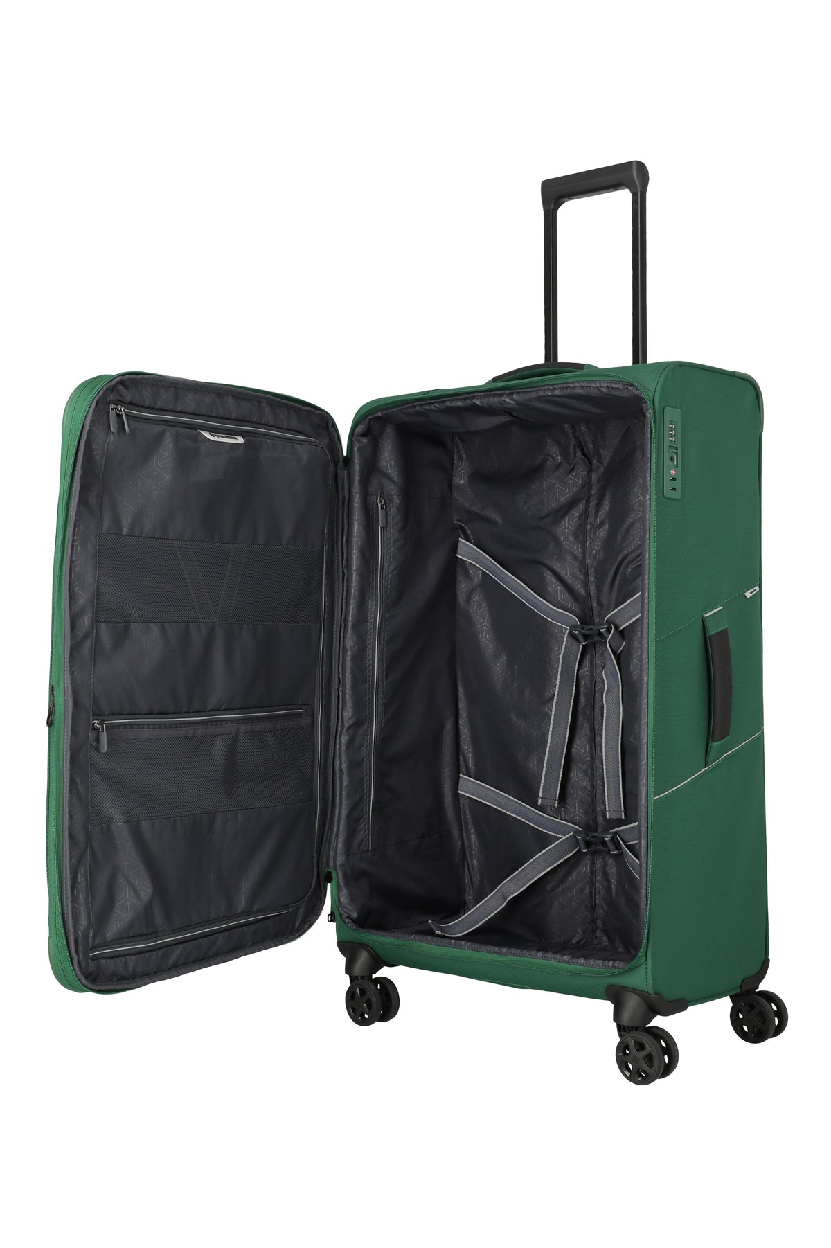Travelite SKAII Trolley L erweiterbar Koffer in Grün – Ansicht 6