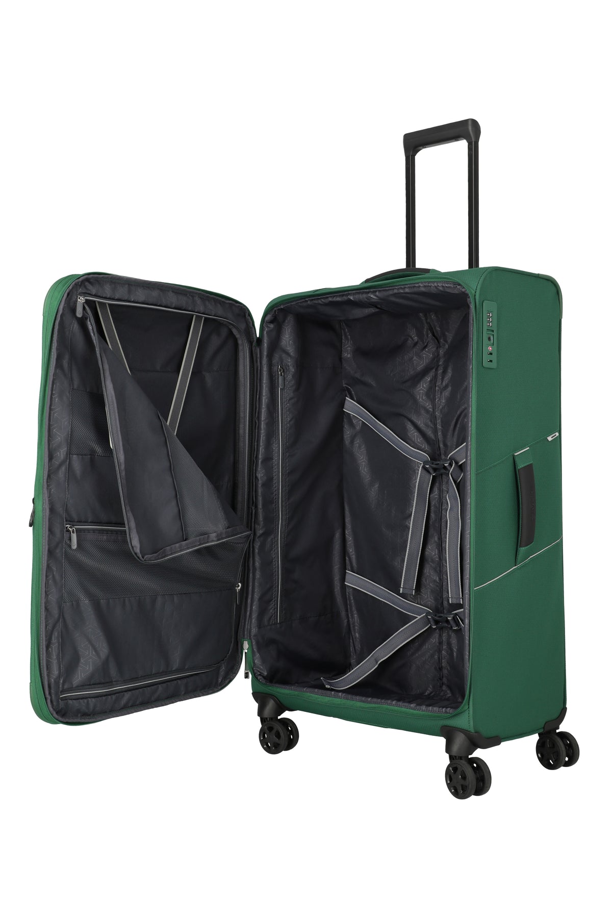 Travelite SKAII Trolley L erweiterbar Koffer in Grün – Ansicht 5