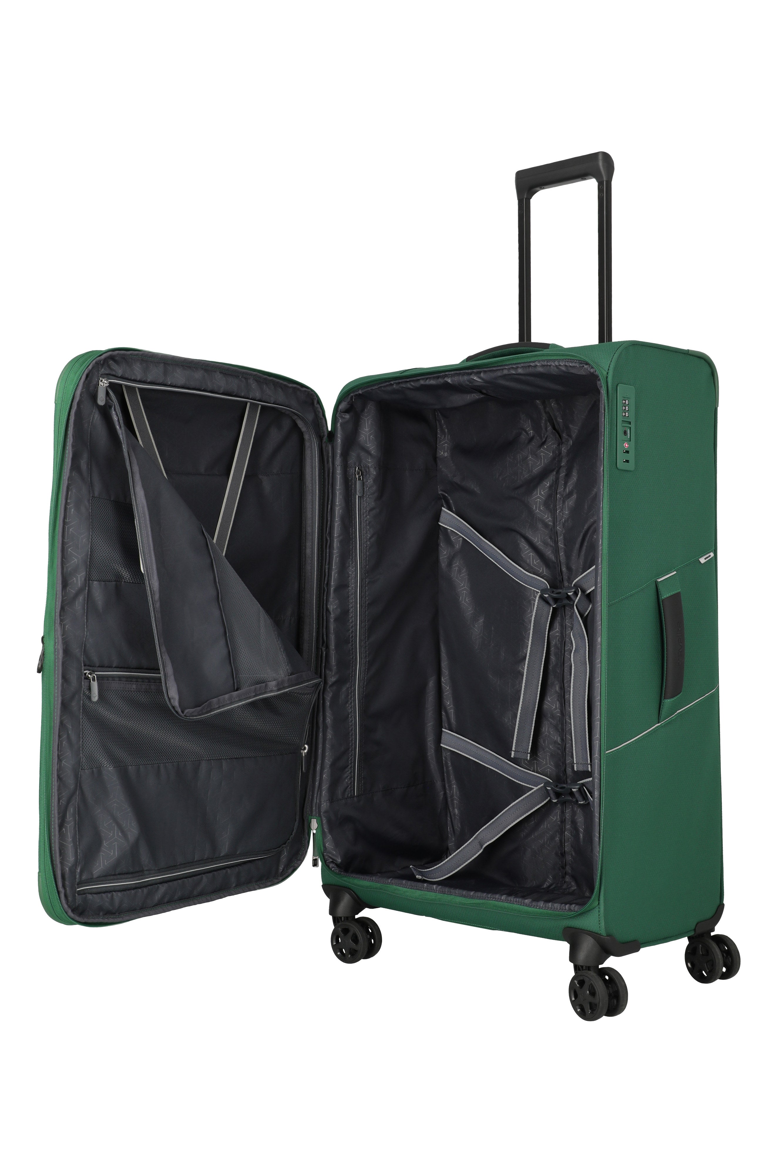 Travelite SKAII Trolley L erweiterbar Koffer in Grün – Ansicht 5