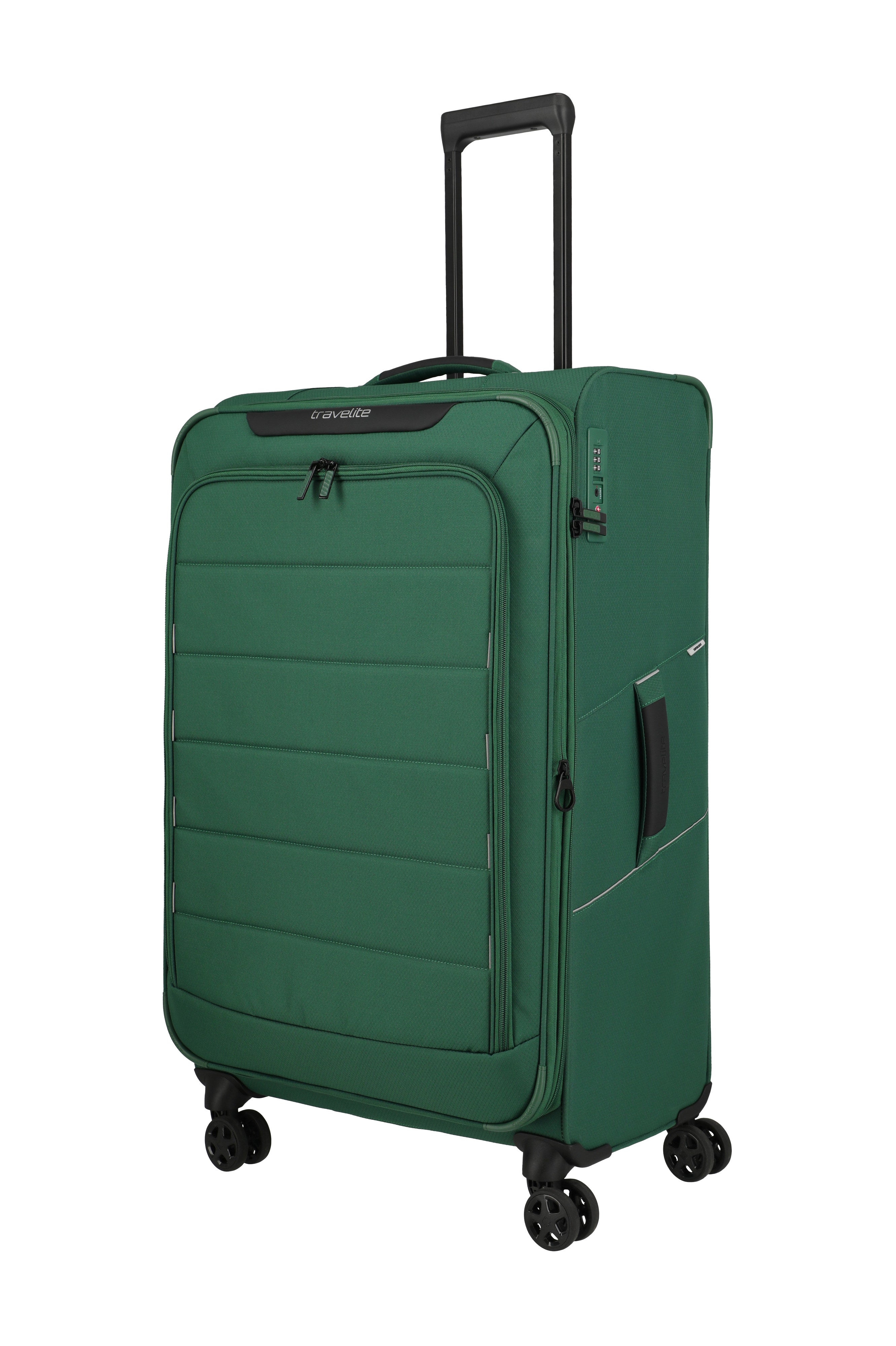 Travelite SKAII Trolley L erweiterbar Koffer in Grün