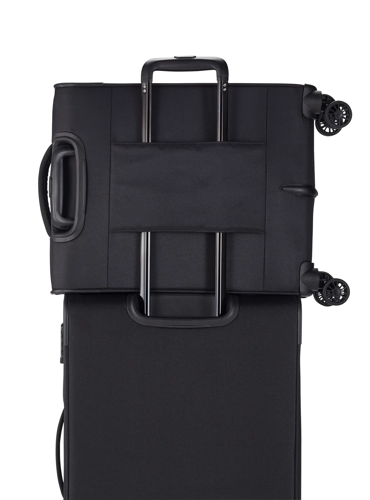 Travelite CHIOS 4w Trolley S, Schwarz – Detailansicht