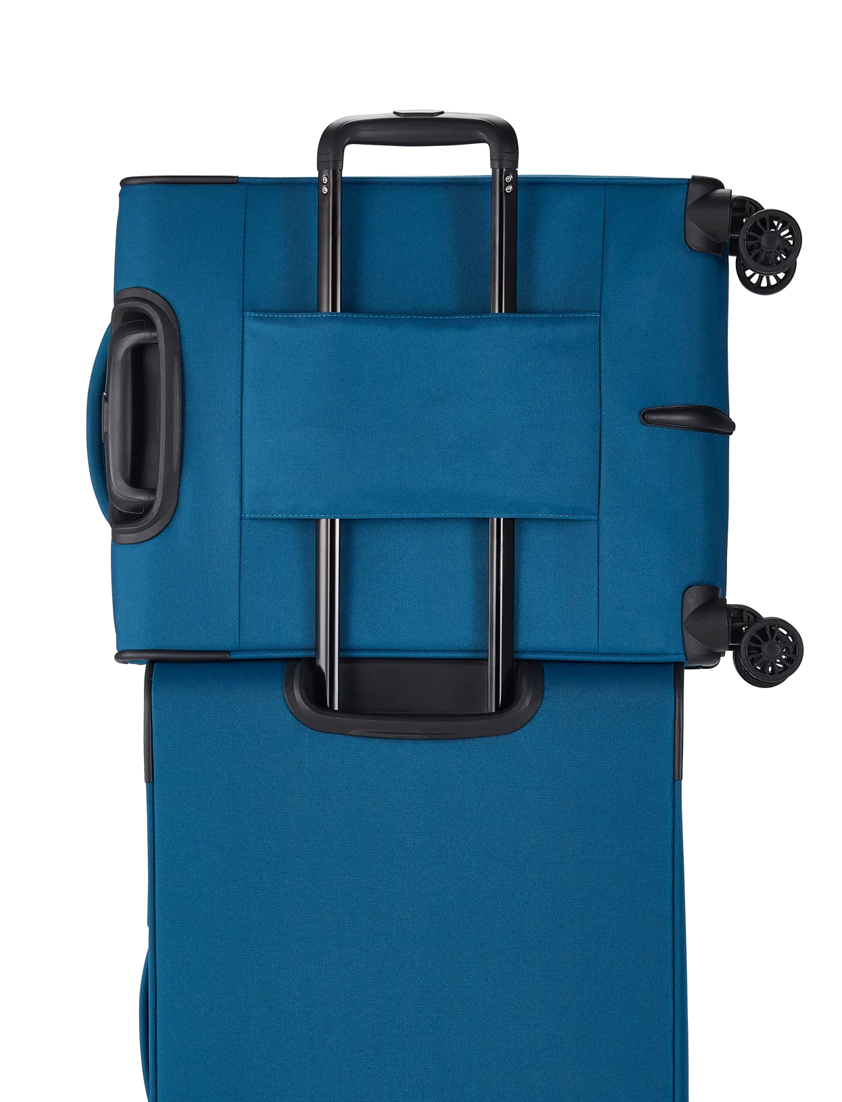 Travelite CHIOS 4w Trolley S, Petrol – Detailansicht