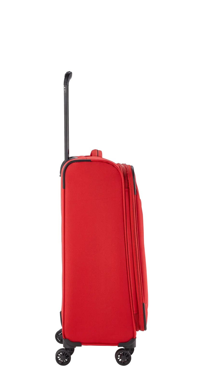 Travelite CHIOS 4w Trolley M erw., Rot – linke Seitenansicht
