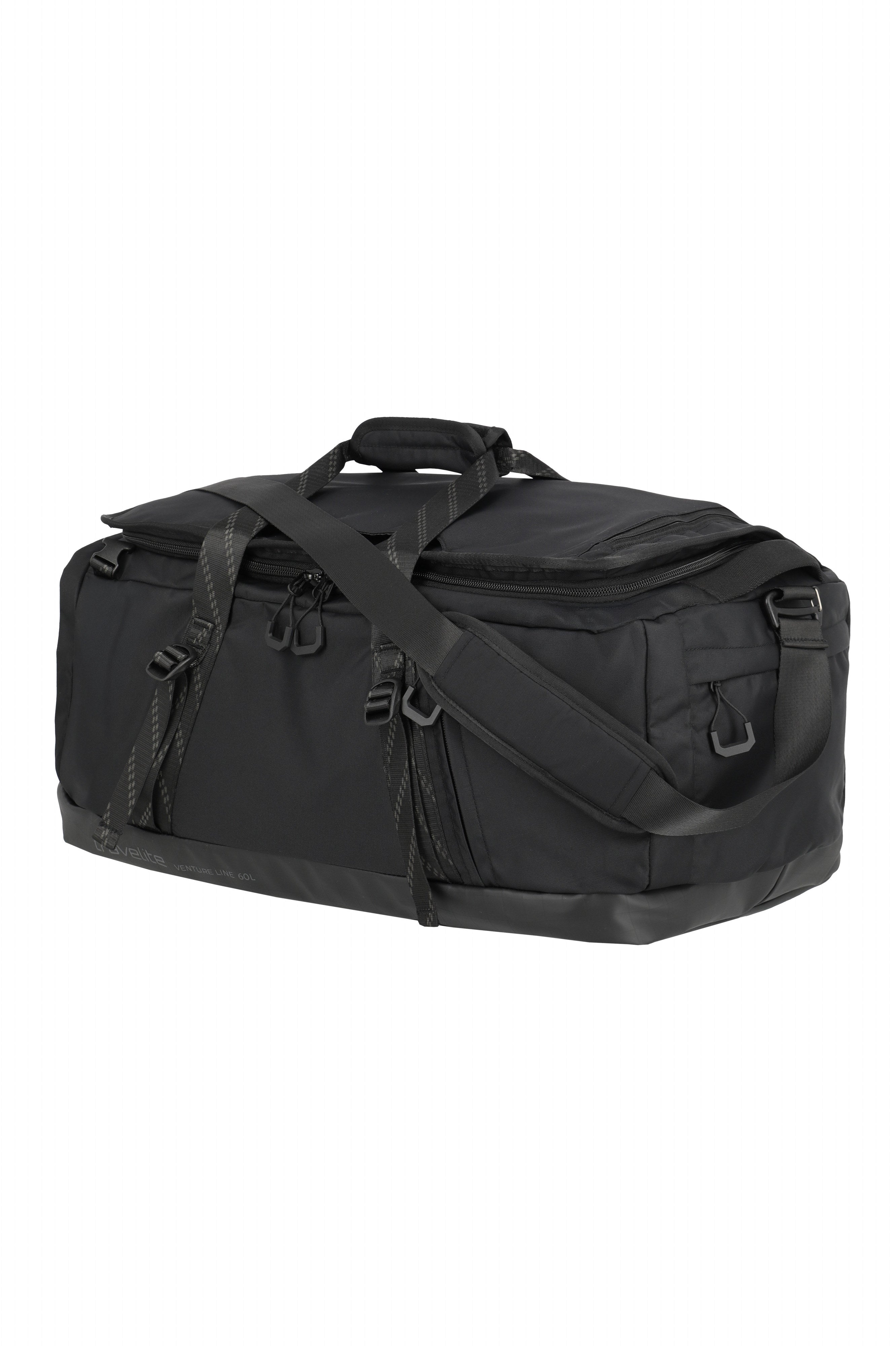 travelite Venture Line Duffle L Reisetasche in Black