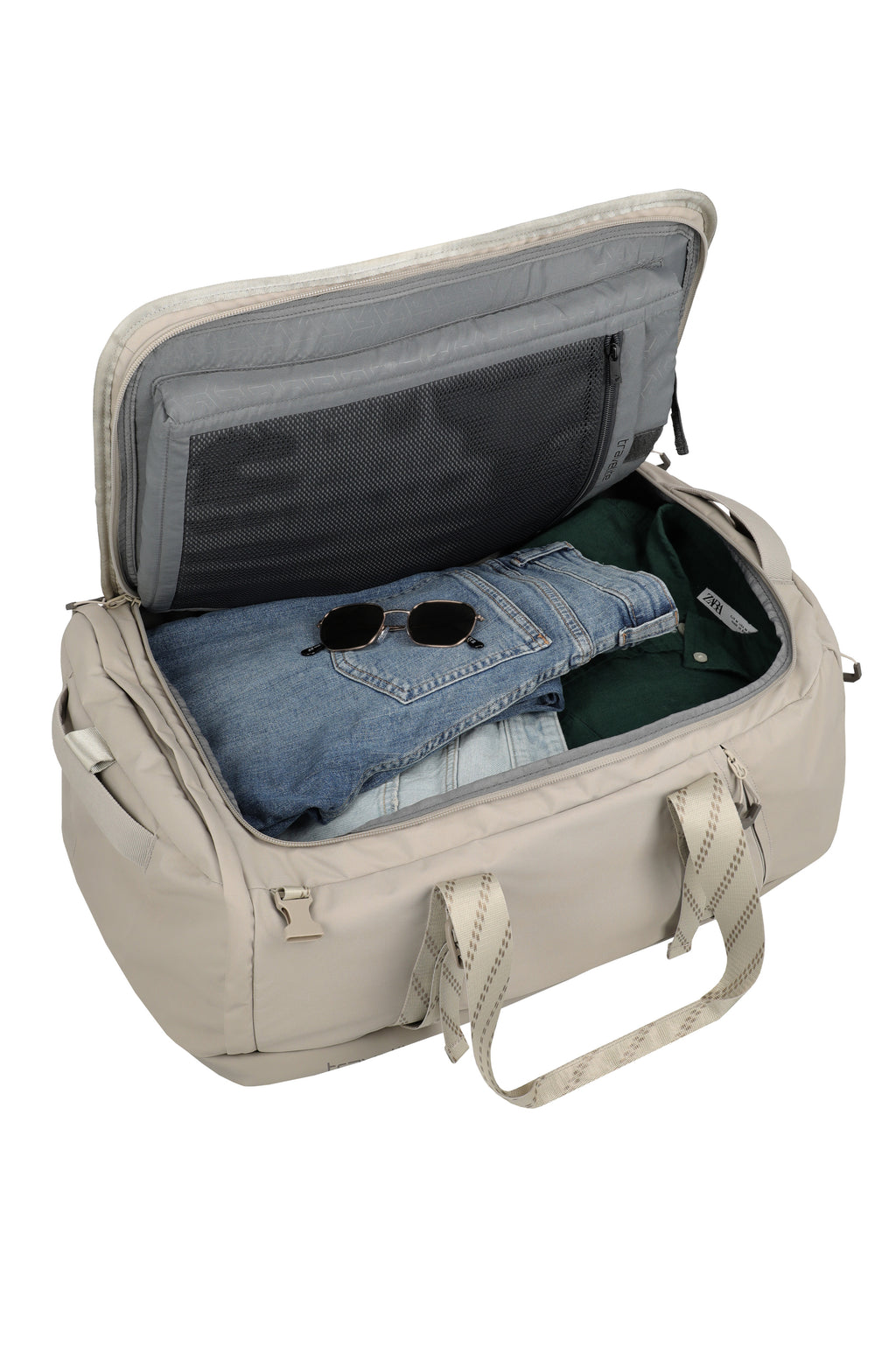 travelite Venture Line Duffle L Reisetasche in Sand – Ansicht 10