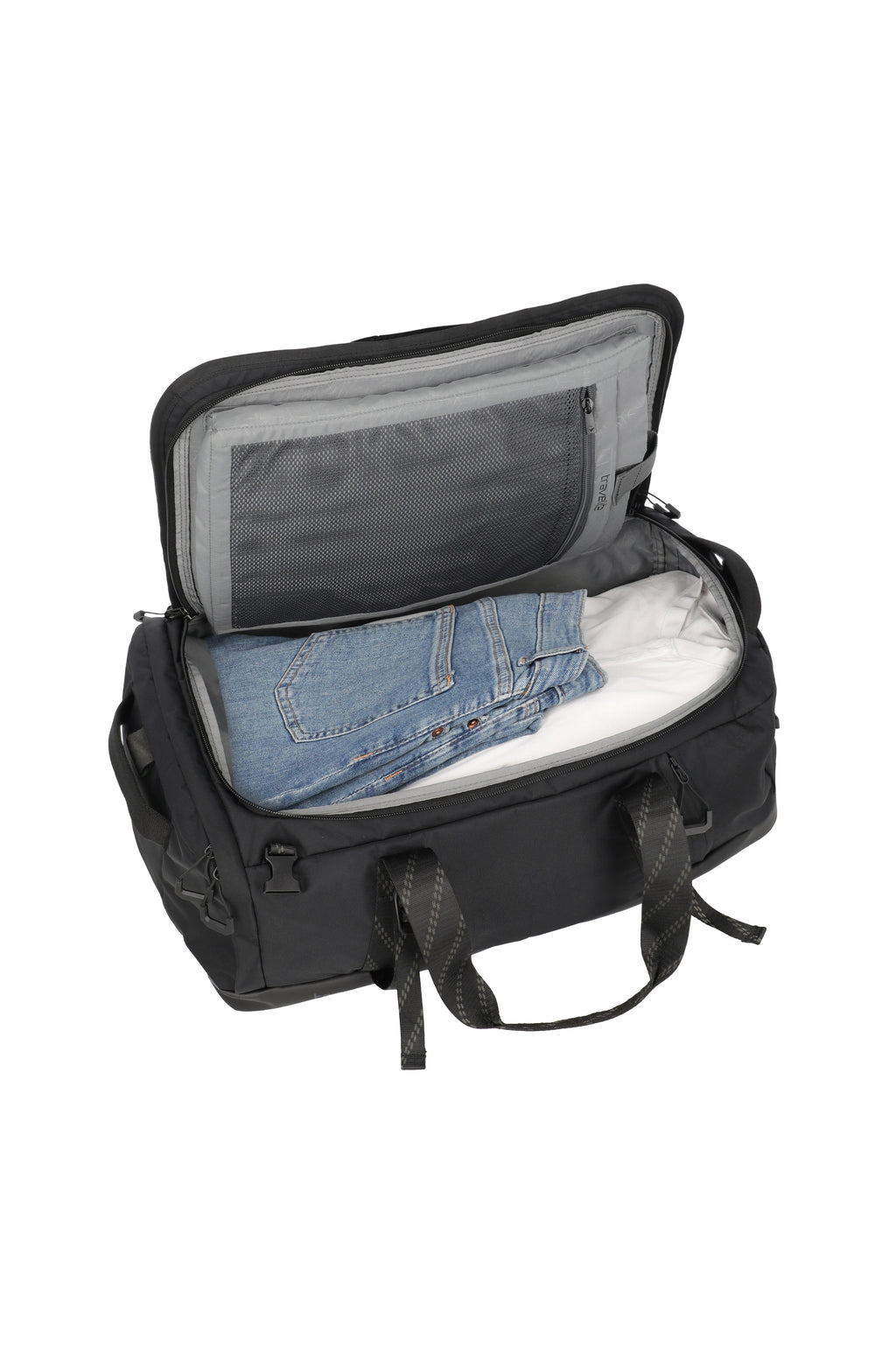 travelite Venture Line Duffle M Reisetasche in Black – Ansicht 8