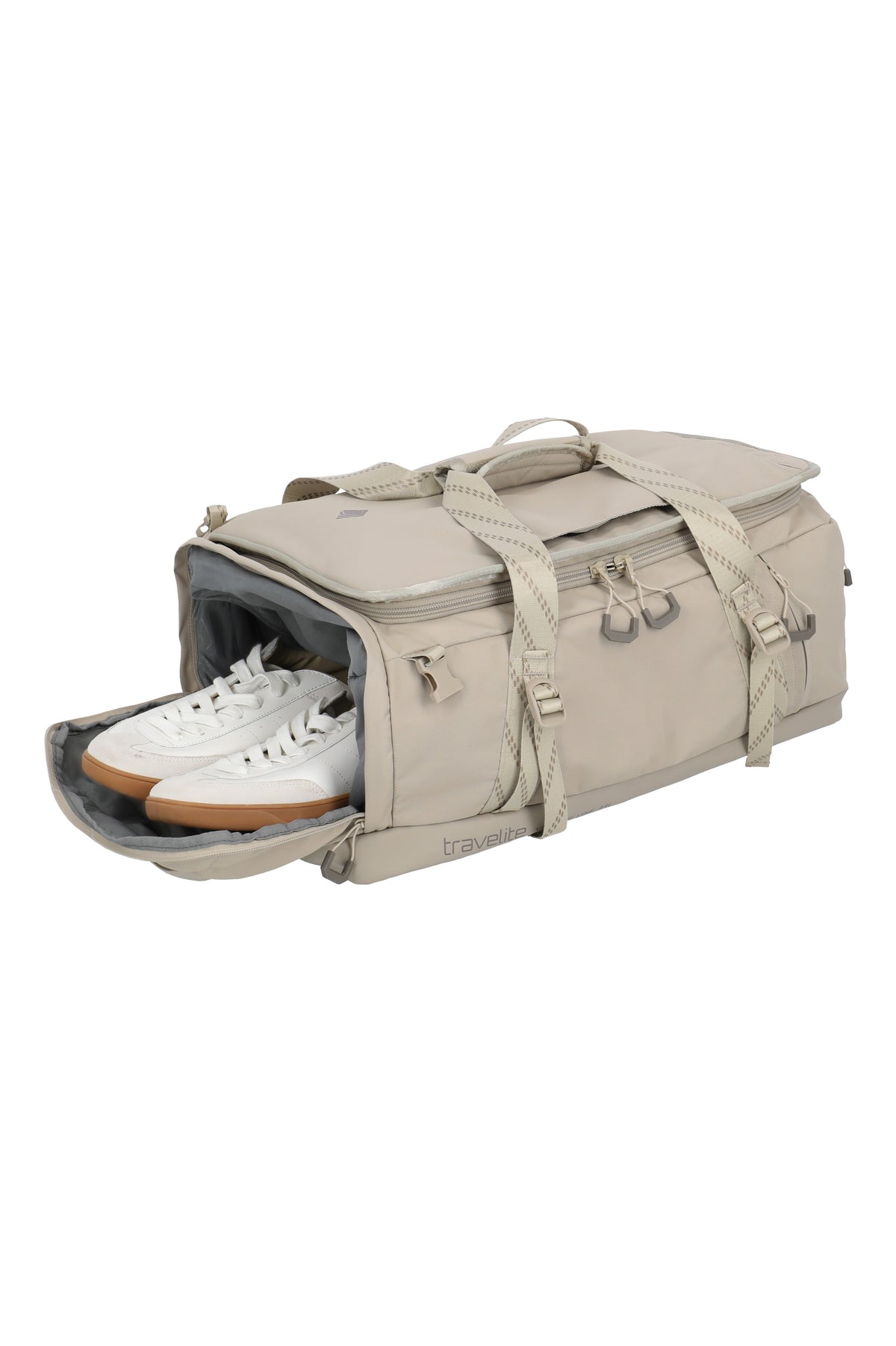 travelite Venture Line Duffle M Reisetasche in Sand – Ansicht 12