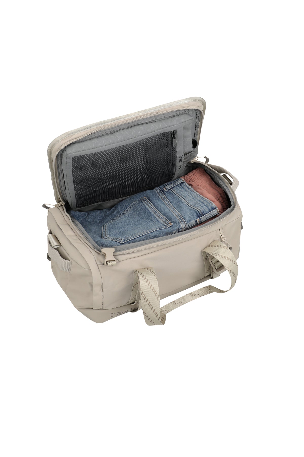 travelite Venture Line Duffle S Reisetasche in Sand – Ansicht 8