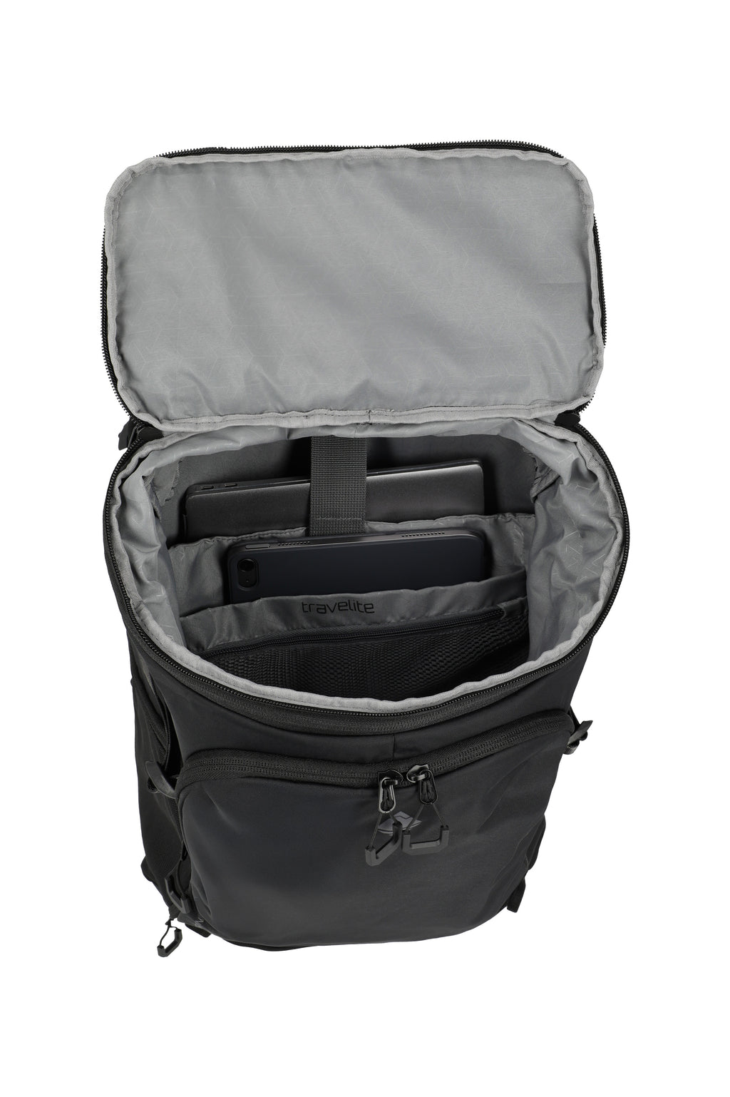 travelite Venture Line Backpack XL Rucksack in Black – Ansicht 10