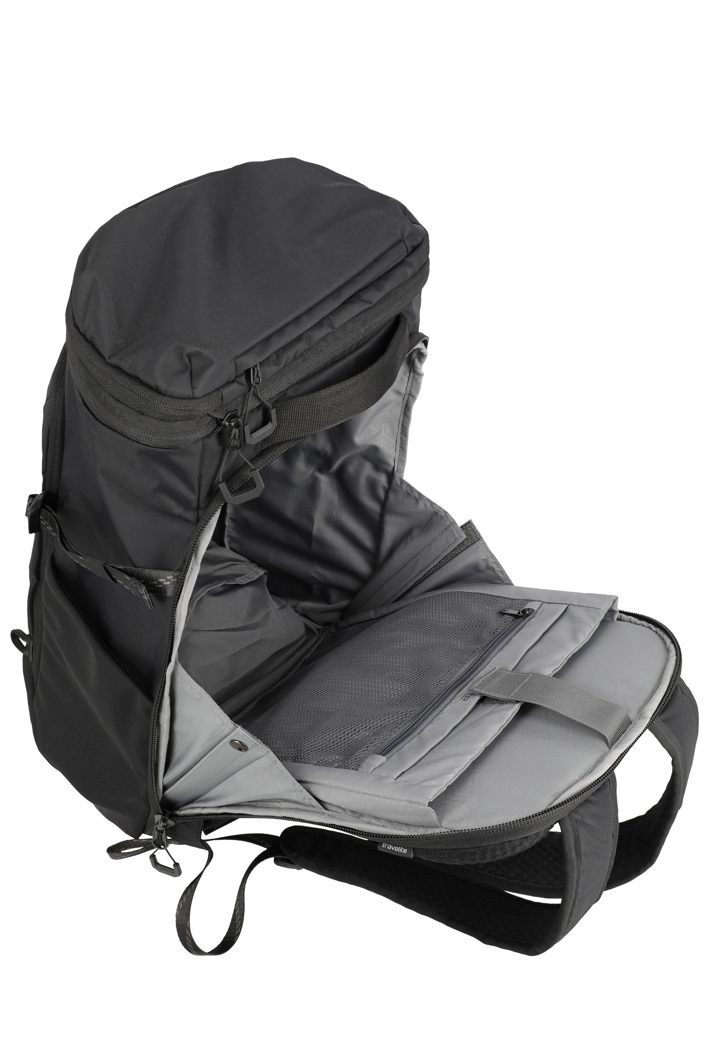 travelite Venture Line Backpack XL Rucksack in Black – Ansicht 8
