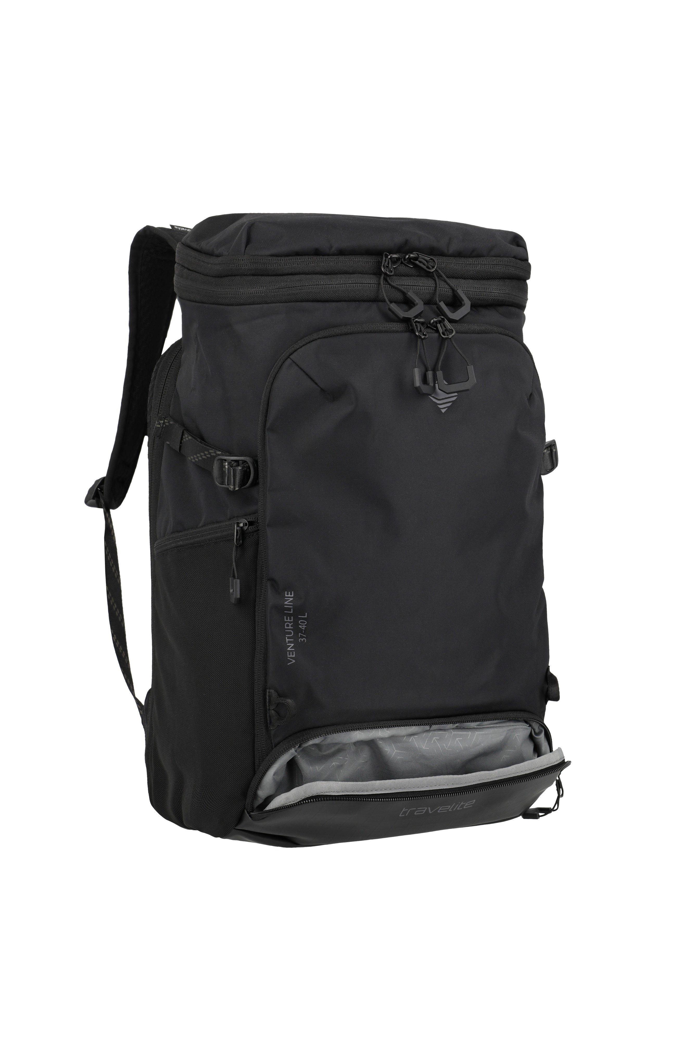 travelite Venture Line Backpack XL Rucksack in Black – Ansicht 7