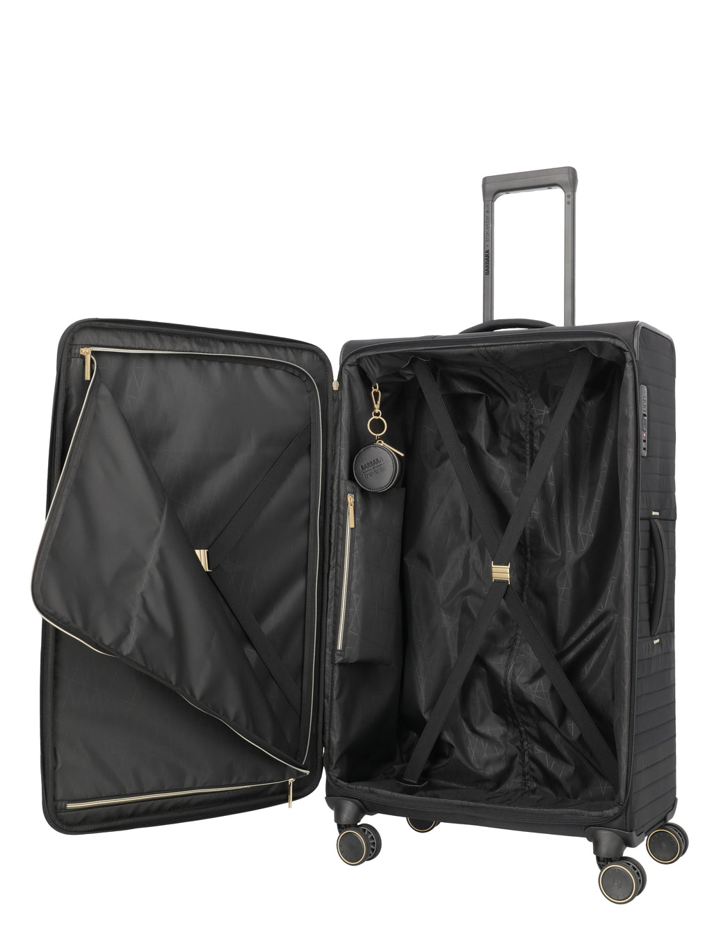 Travelite BARBARA STEPP 4w Trolley L, Schwarz