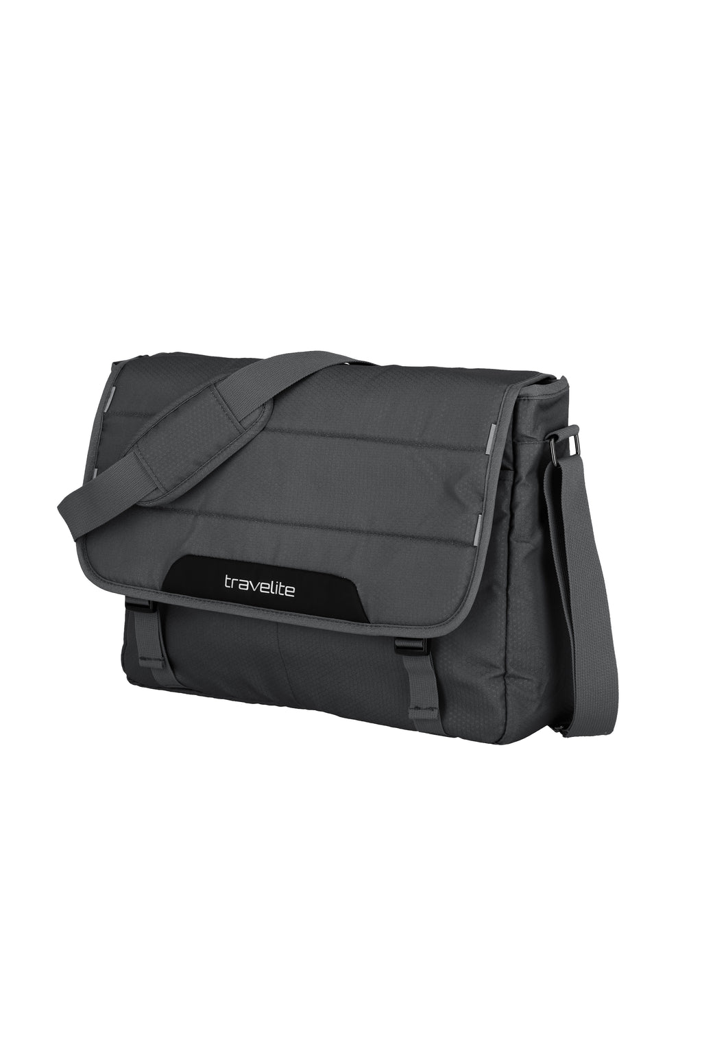 Travelite SKAII Messenger, Gipfelgrau – Schrägansicht