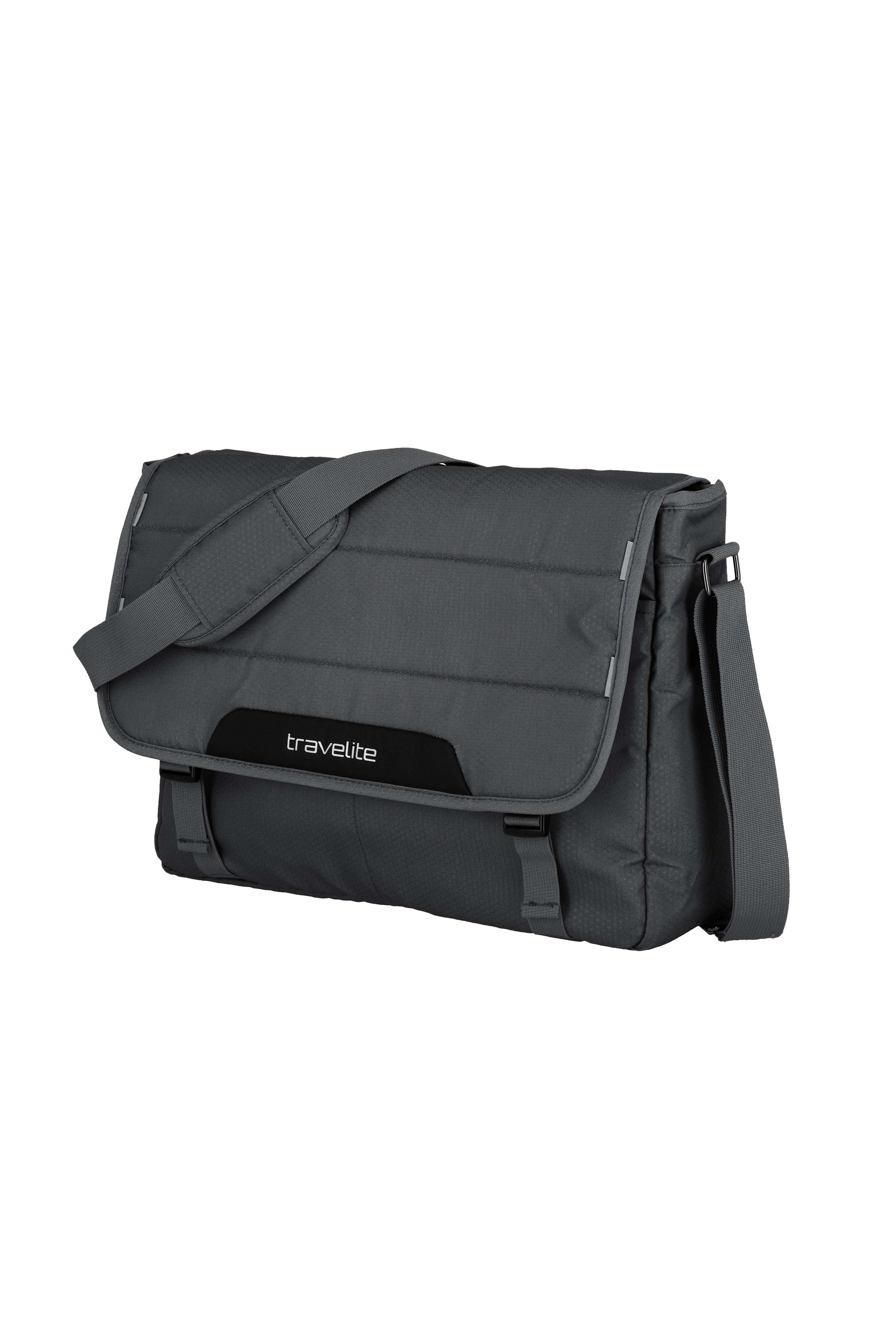Travelite SKAII Messenger, Gipfelgrau – Schrägansicht