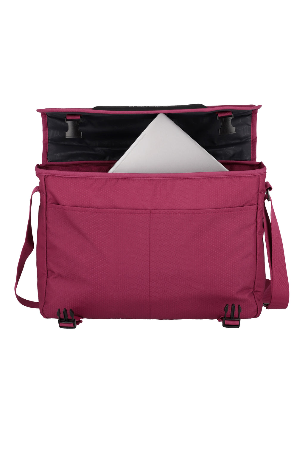 Travelite SKAII Messenger, Abendrot – geöffnete Innenansicht