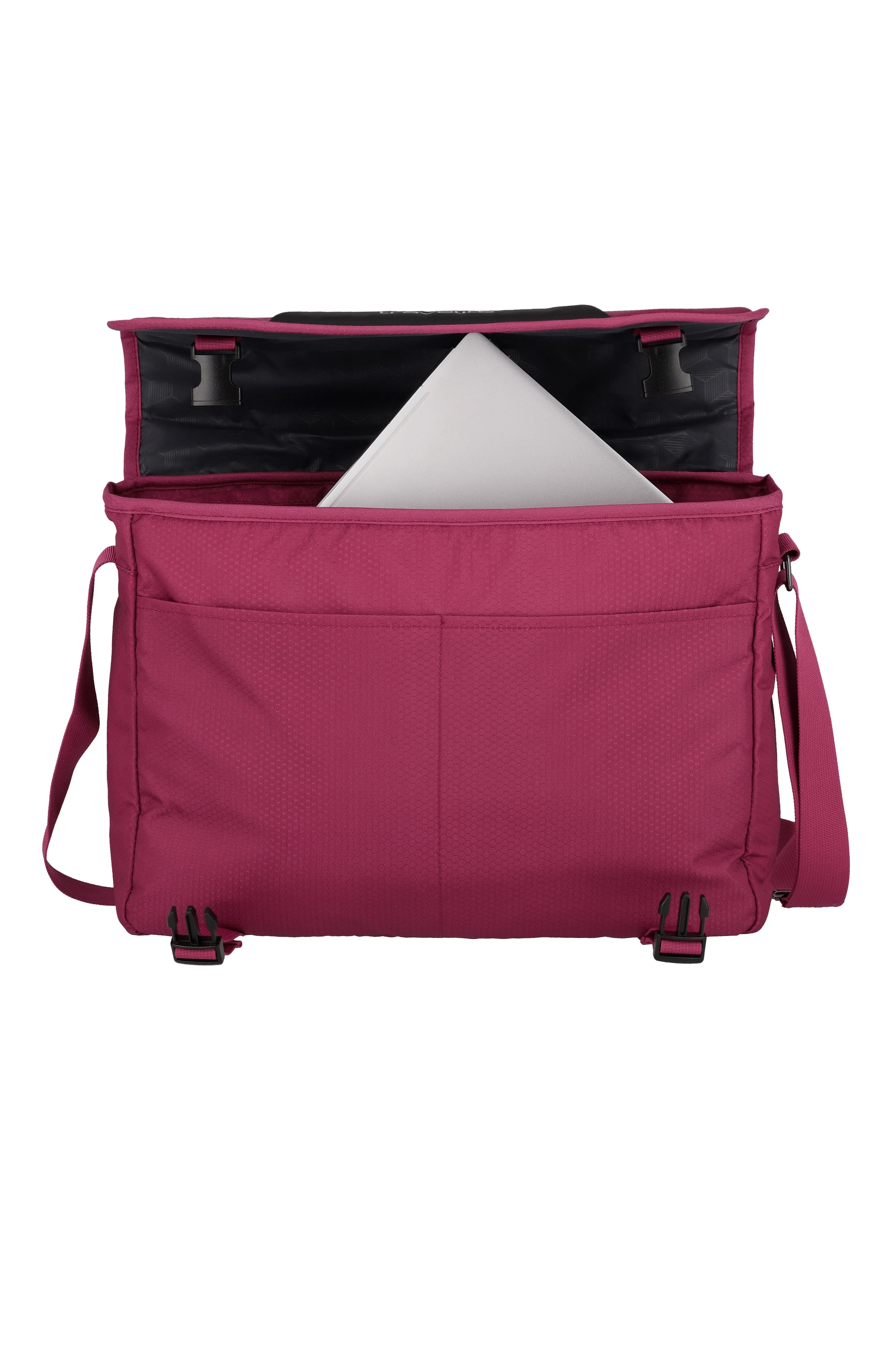 Travelite SKAII Messenger, Abendrot – geöffnete Innenansicht