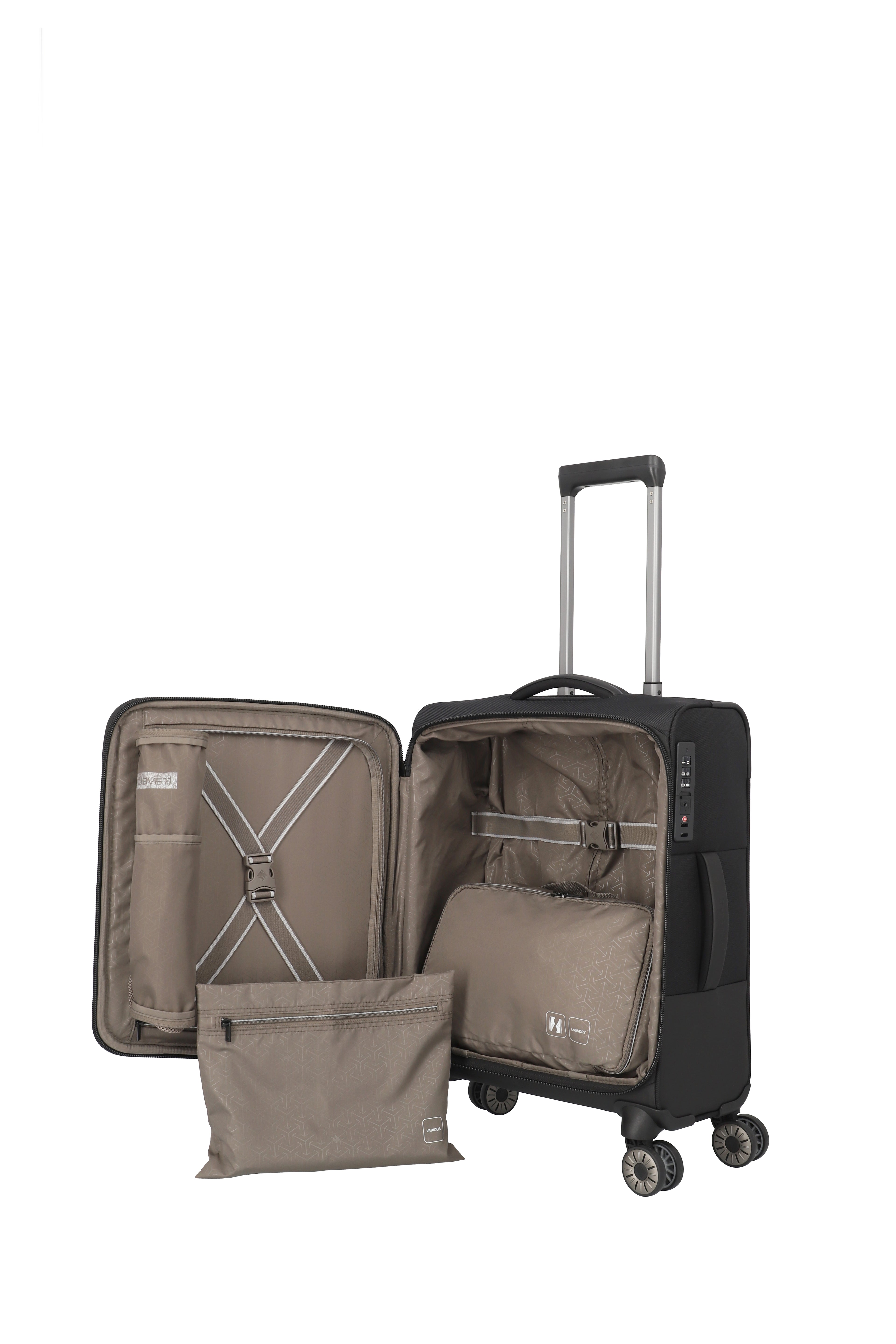 Travelite CROSSLITE 4w Trolley S, Schwarz