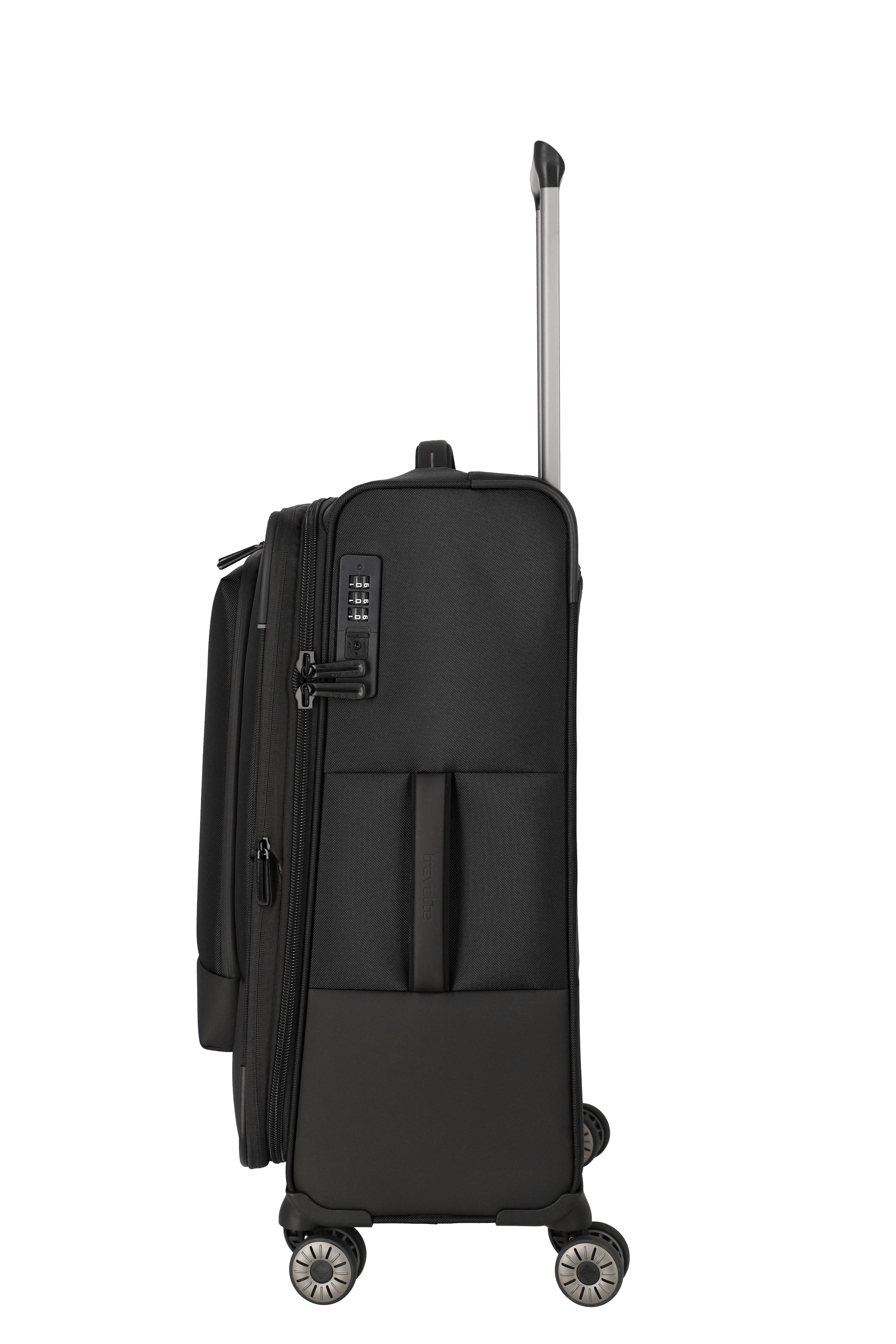 Travelite CROSSLITE 4w Trolley M erw., Schwarz