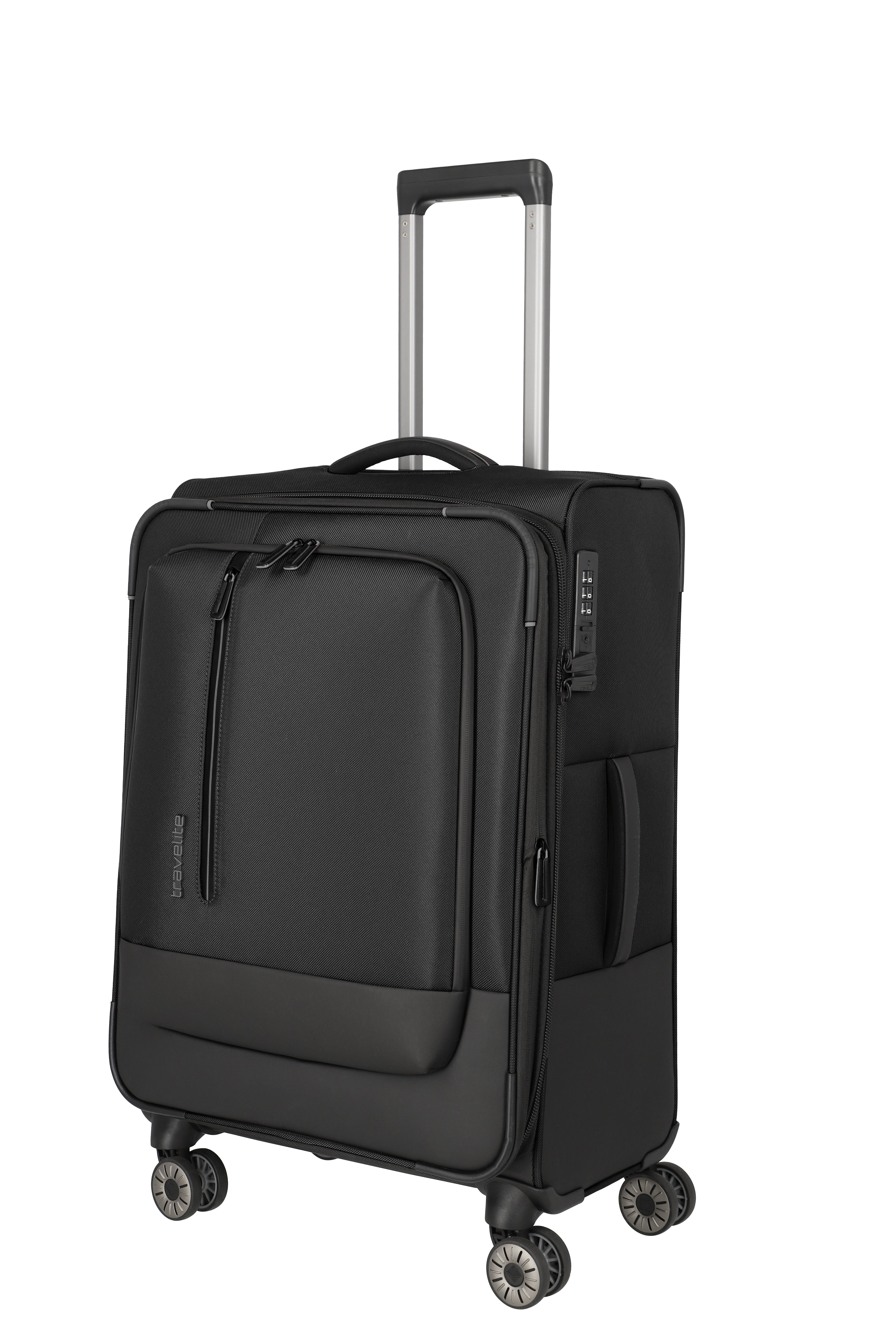 Travelite CROSSLITE 4w Trolley M erw., Schwarz